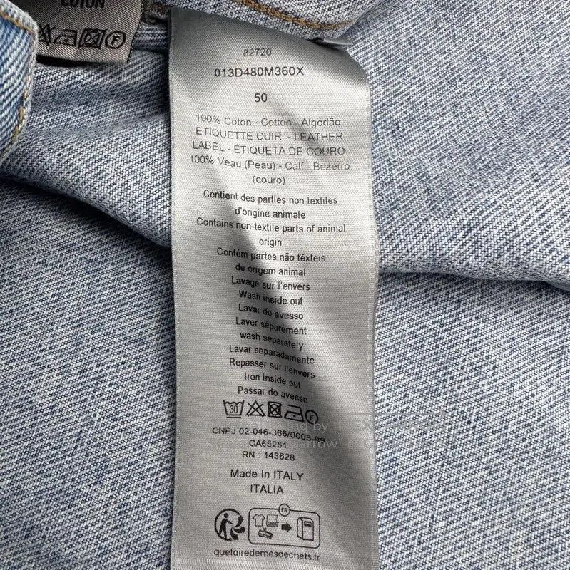 Dior Dior Light Blue Men's Denim Jacket . Size US M / EU 48-50 / 2 - 6 Thumbnail