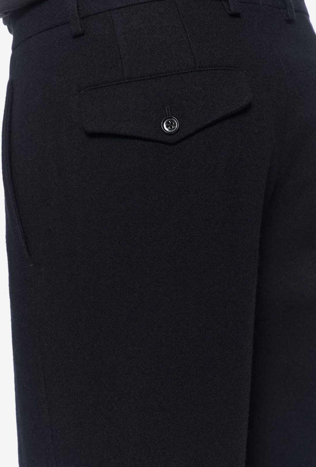 Ann Demeulemeester Last Ann Demeulemeester Black Wool Pants Size US 34 / EU 50 - 3 Thumbnail