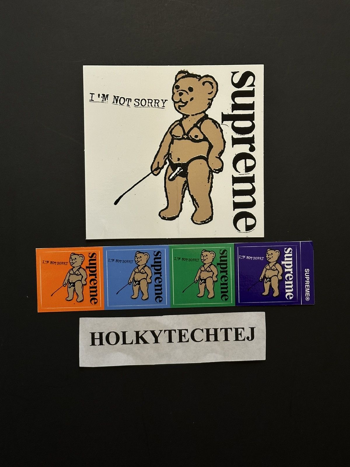 Supreme Supreme I’m Sorry Sticker Set Size ONE SIZE - 1 Preview