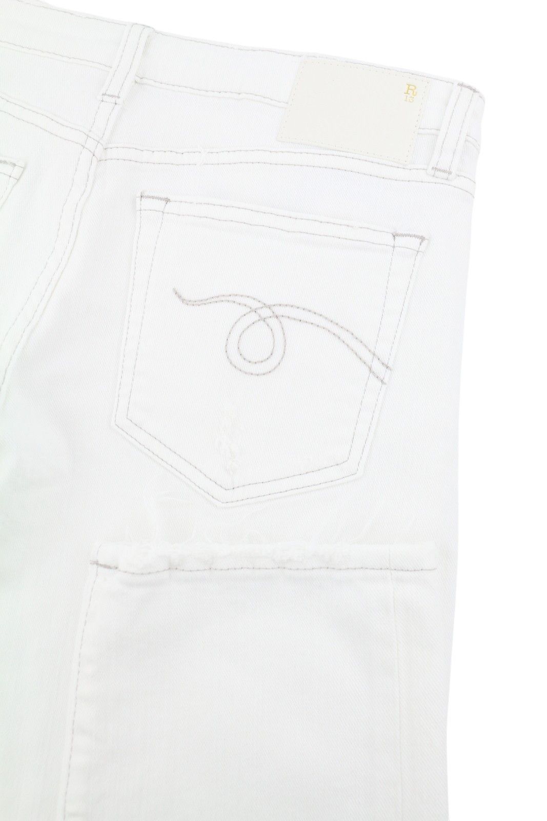 R13 BOY STRAIGHT 26 Bale White RRP499 87158 Size 26" / US 2 / IT 38 - 6 Thumbnail