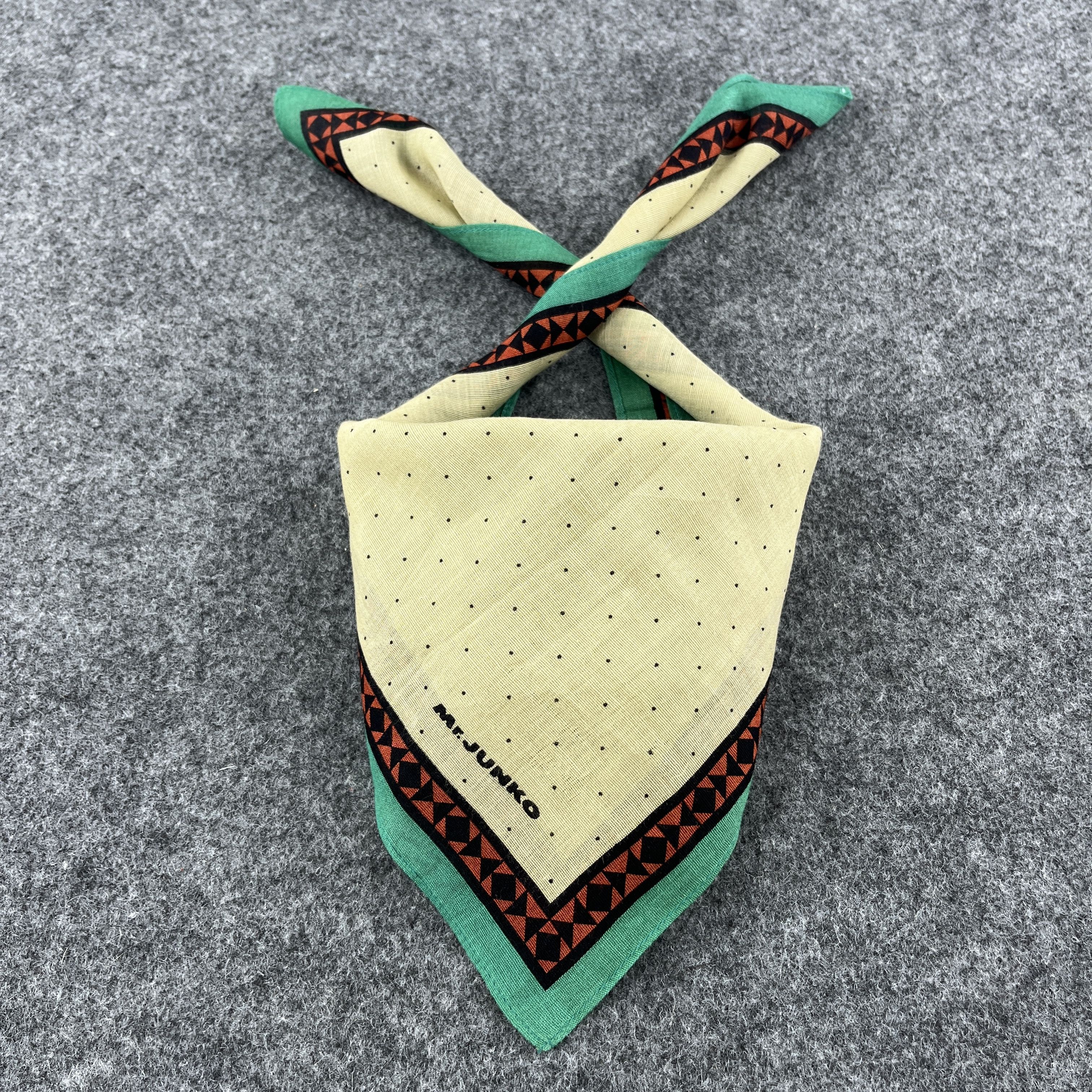 Japanese Brand Mr. Junko Handkerchief / Bandana / Neckerchief B409 Size ONE SIZE - 1 Thumbnail
