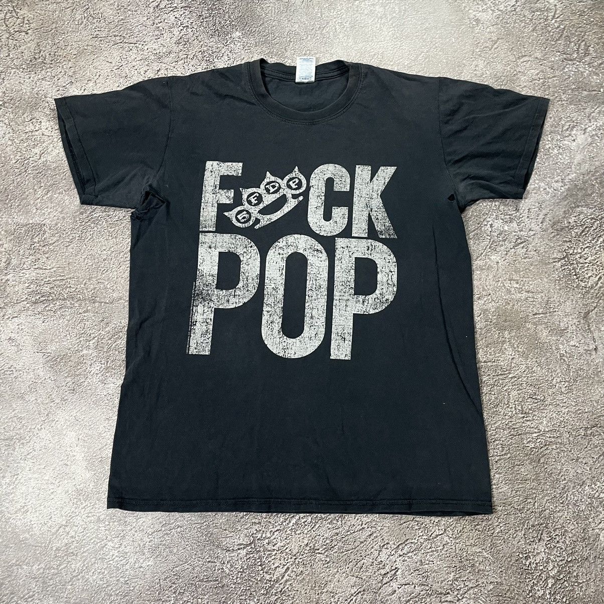 Band Tees Vintage Y2K FUCK POP LETS ROCK Goth Opium FADED THRASHED Tee Size US M / EU 48-50 / 2 - 2 Thumbnail