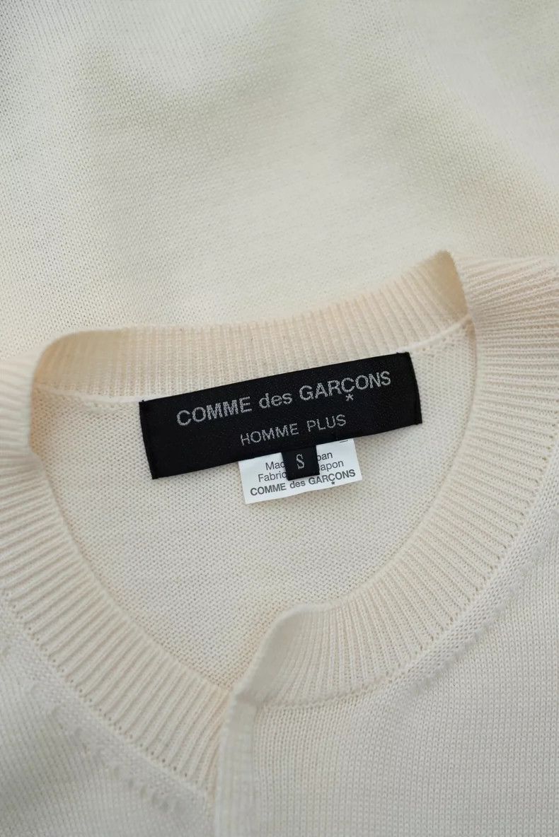 Comme des Garcons Comme des Garcons Off-white twisted asymmetric sewing swea Size S / US 4 / IT 40 - 9 Thumbnail