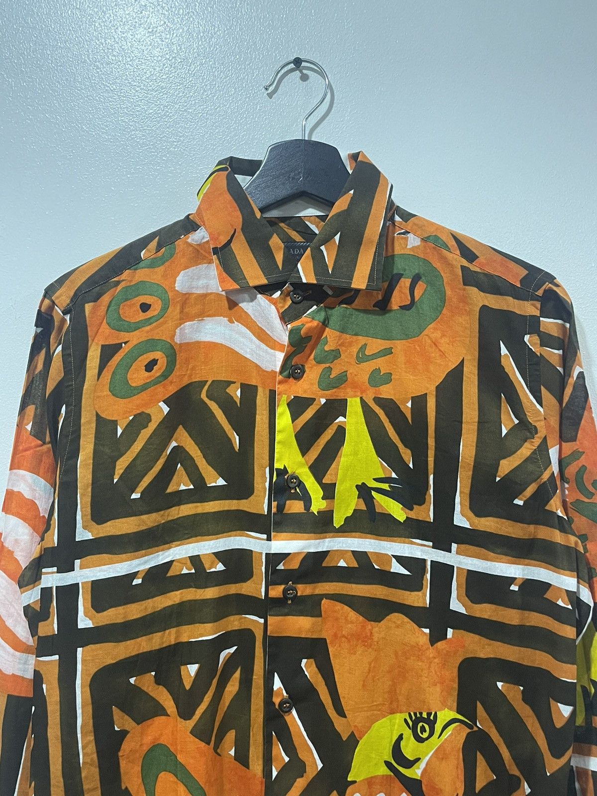Prada Prada Chicken AllOver Print Button Shirts Size US M / EU 48-50 / 2 - 3 Thumbnail