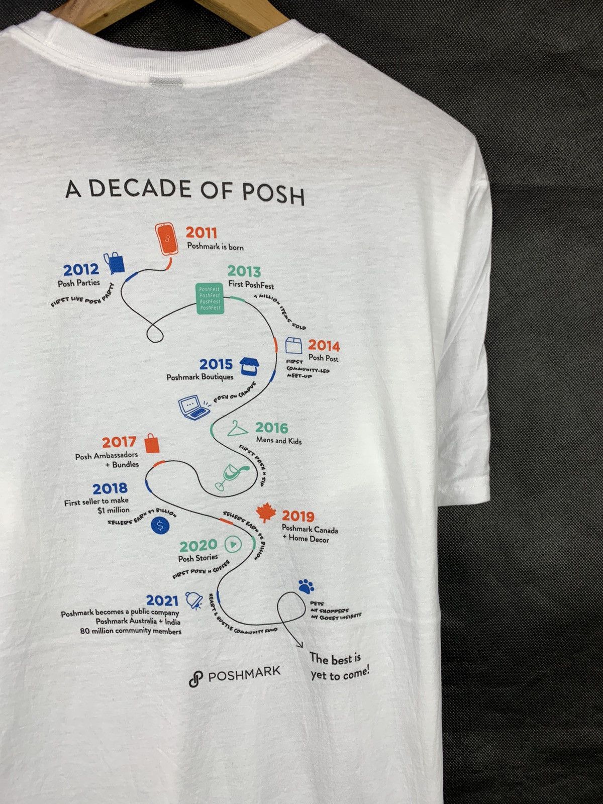 Other Steals! Poshmark 10th Years Anniversary Tee Size US L / EU 52-54 / 3 - 3 Thumbnail