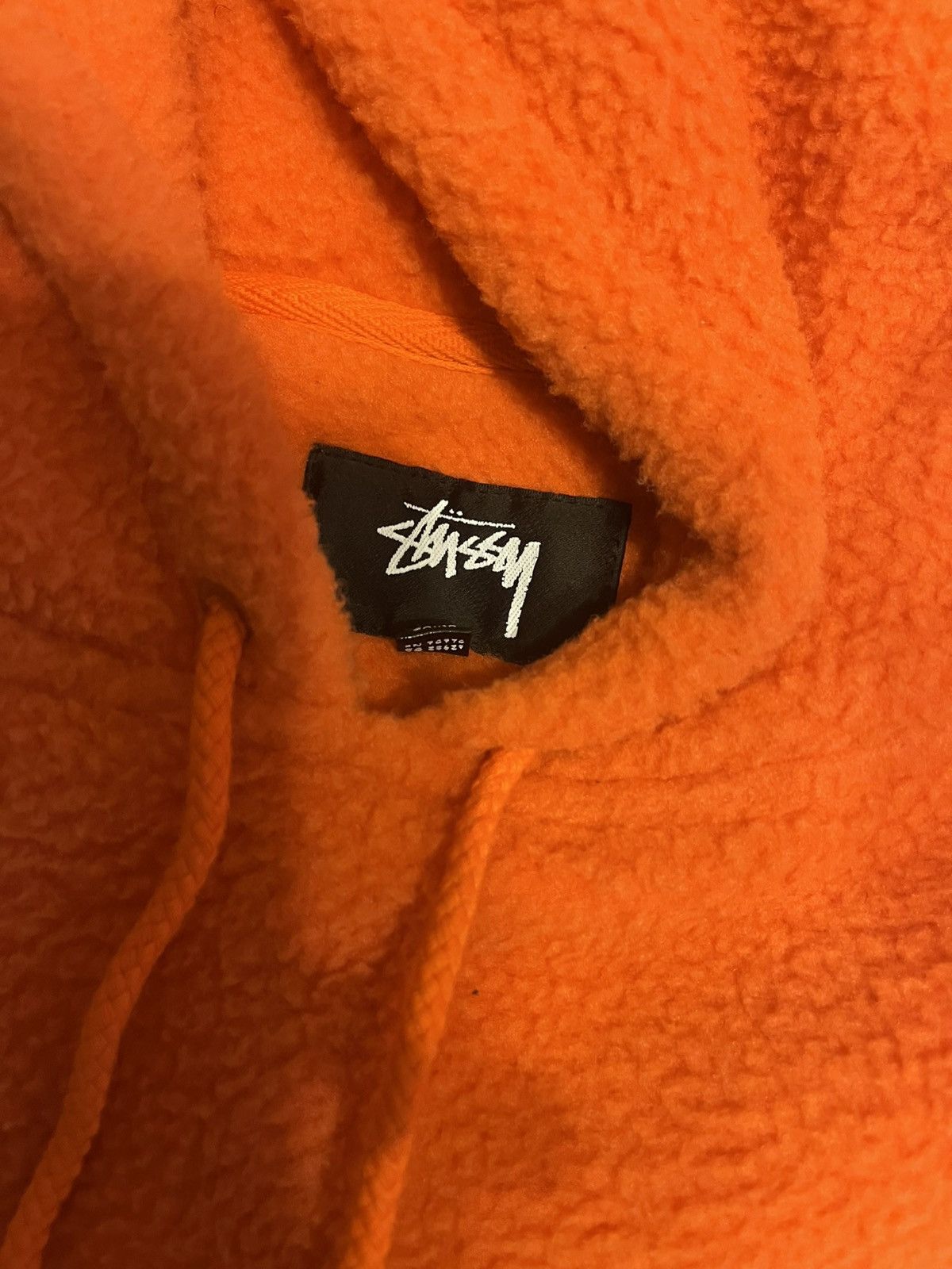 Stussy Orange Stussy sherpa hoodie Size US M / EU 48-50 / 2 - 4 Thumbnail