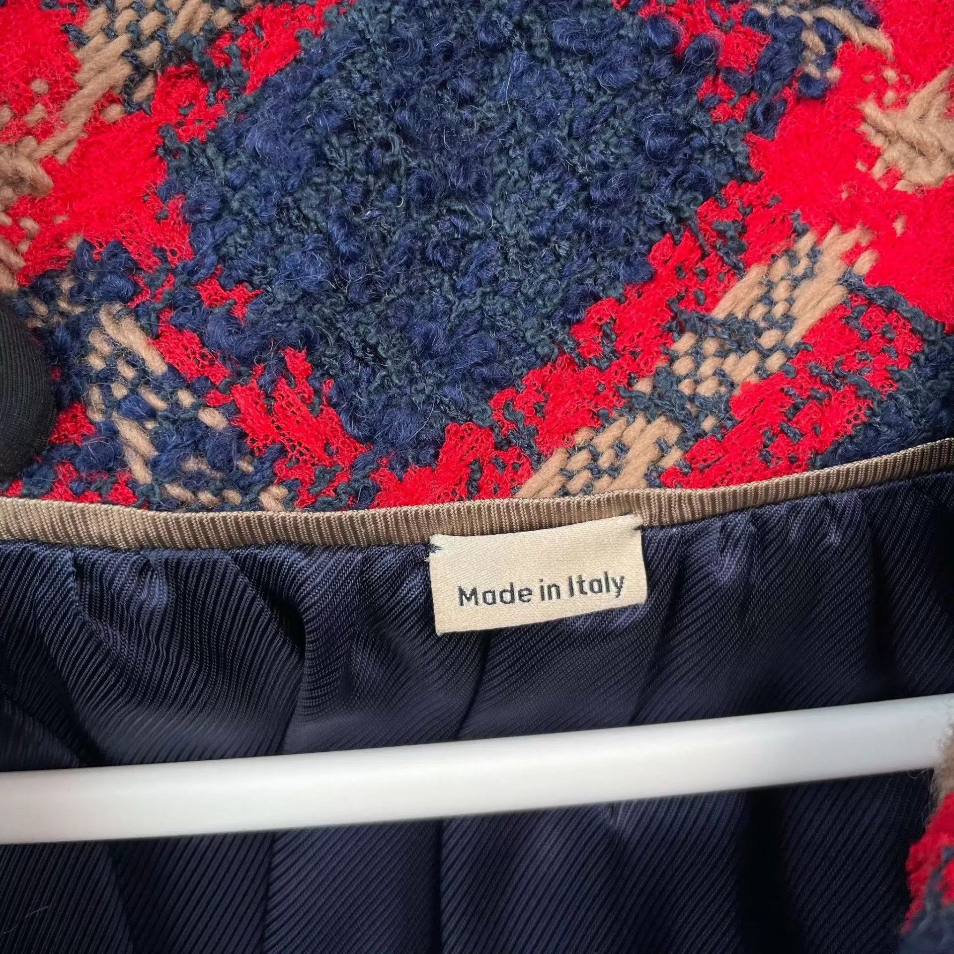 Gucci Gucci Red Check Overcoat Size XS / US 0-2 / IT 36-38 - 5 Thumbnail