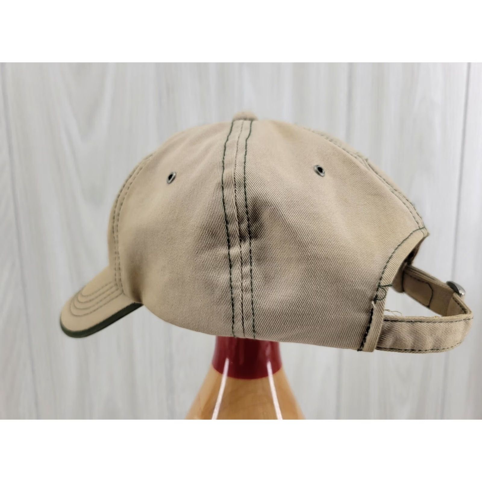 Vintage DUCKS UNLIMITED DISTRESSED TAN ADJUSTABLE CAP/HAT Unisex Adults Adjustable Tan Baseball Cap Size ONE SIZE - 6 Thumbnail