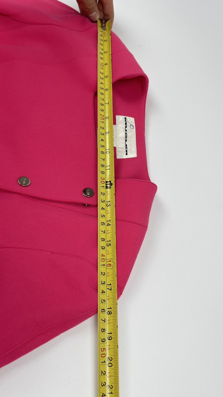 Thierry Mugler Vintage Iconic Thierry Mugler Pink Skirt Suit Size M / US 6-8 / IT 42-44 - 16 Thumbnail