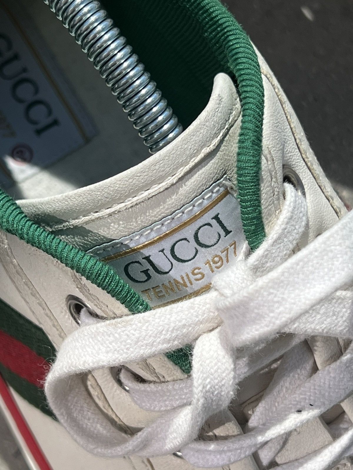 Gucci Gucci tennis 1977 ace low-top sneakers Size US 7 / EU 40 - 11 Thumbnail
