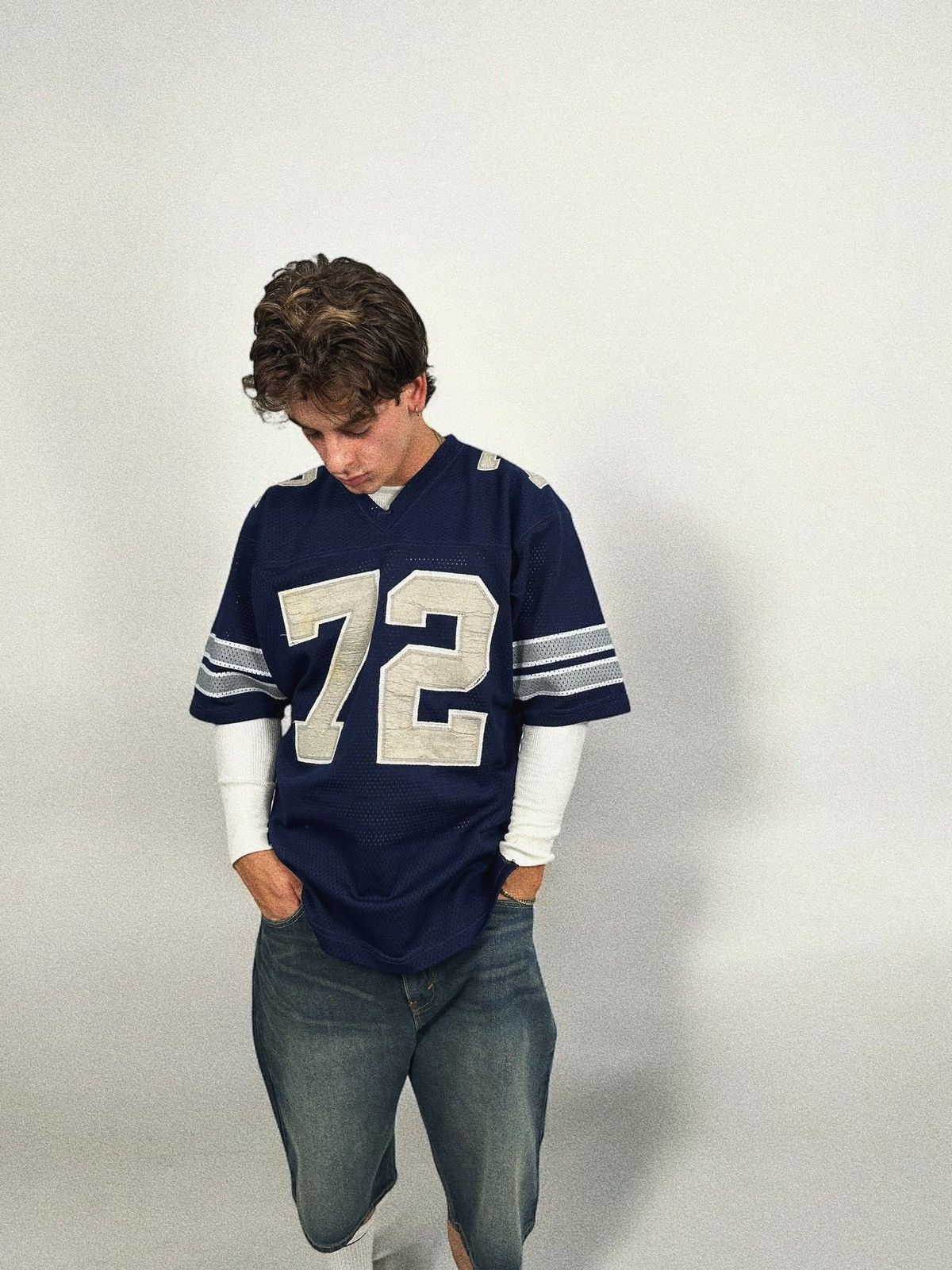 NFL × Vintage Vintage Mesh Football Jersey Size US L / EU 52-54 / 3 - 1 Thumbnail