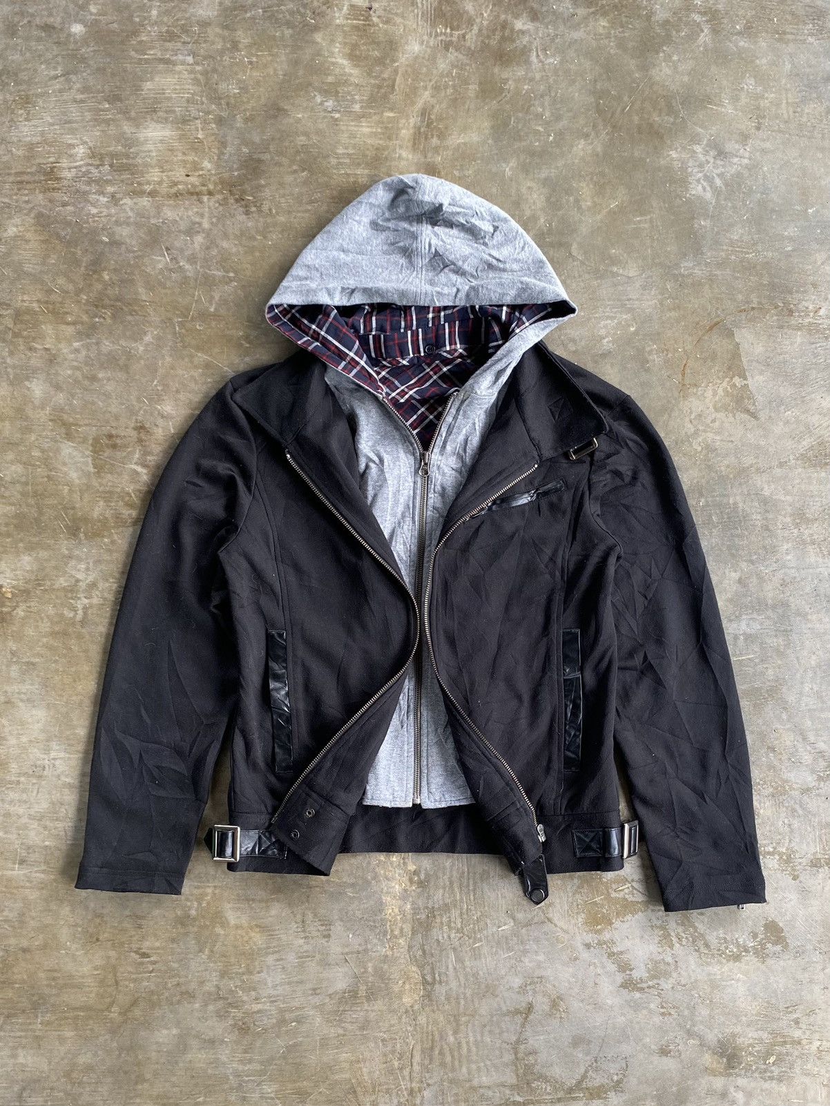 BUFFALO BOBS × If Six Was Nine × Le Grande Bleu (L.G.B.) Corn Flake Double Layer y2k style like if6was9 with Fur Size US M / EU 48-50 / 2 - 2 Thumbnail