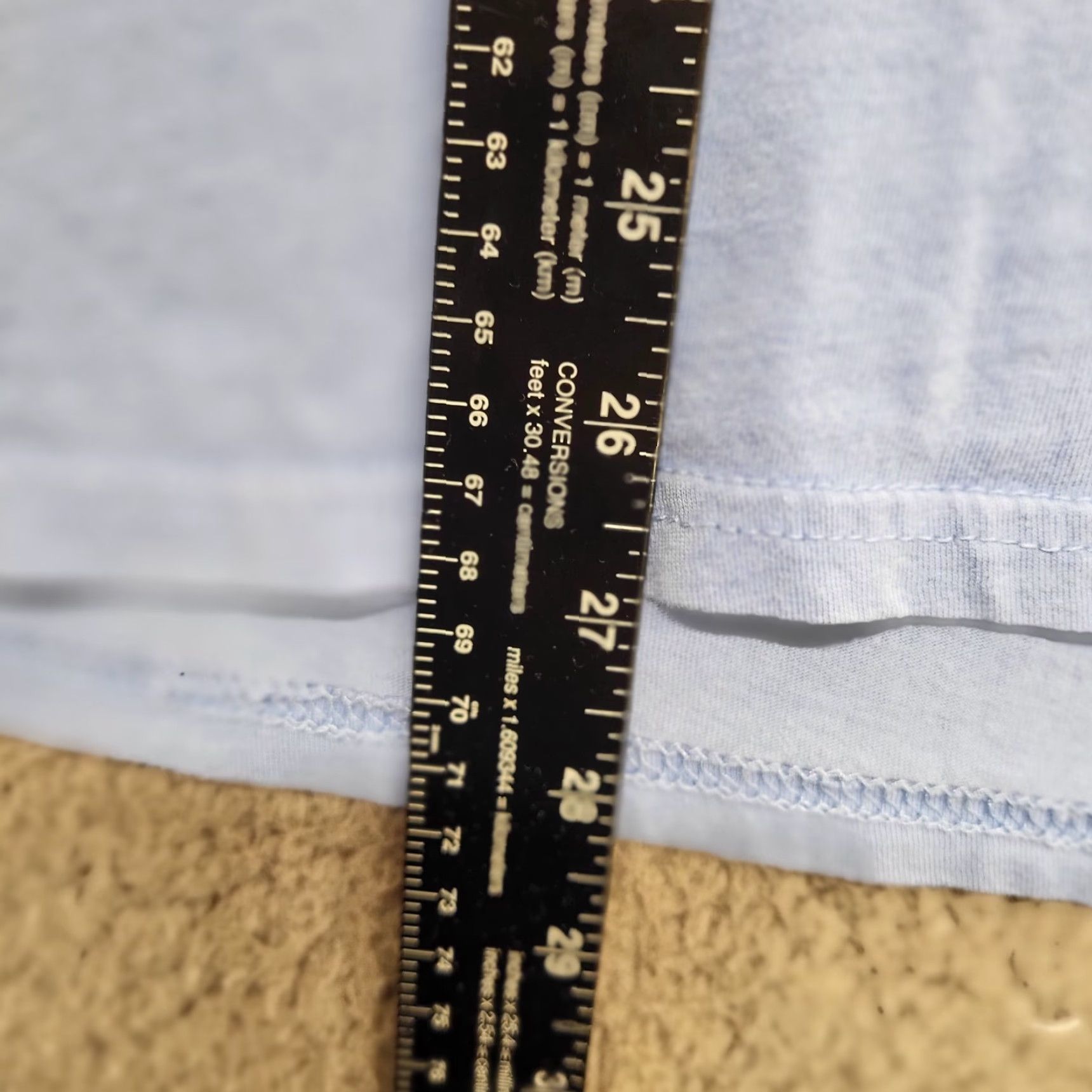 Vintage Lauren James T-Shirt Women 2XL Blue Pocket SeerSucker Sunset VW Van Surf Graphic Print Short Sleeve Crew Neck Casual Baggy? Size XXL / US 16-18 / IT 52-54 - 7 Thumbnail