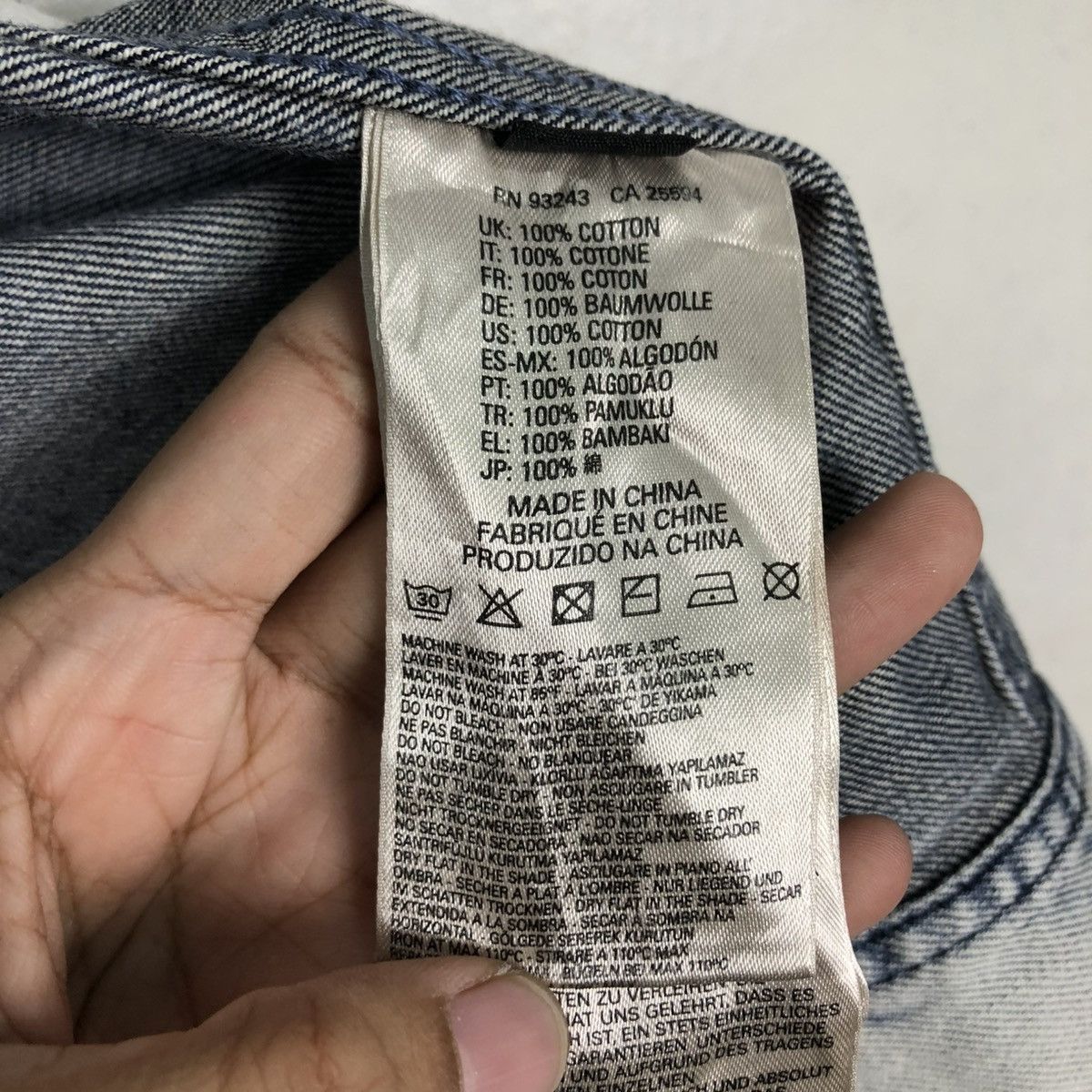 Diesel 🔥VINTAGE DENIM BIKER JACKET DIESEL ACID WASH DESIGN Size US M / EU 48-50 / 2 - 22 Thumbnail