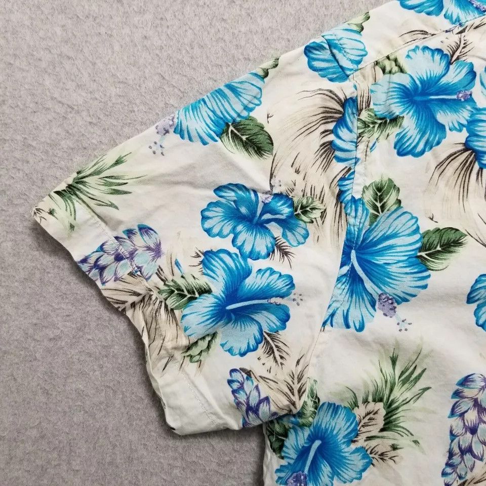 Other Denim & Flower Shirt Men Medium Floral Hawaiian Button Up Size US M / EU 48-50 / 2 - 2 Thumbnail