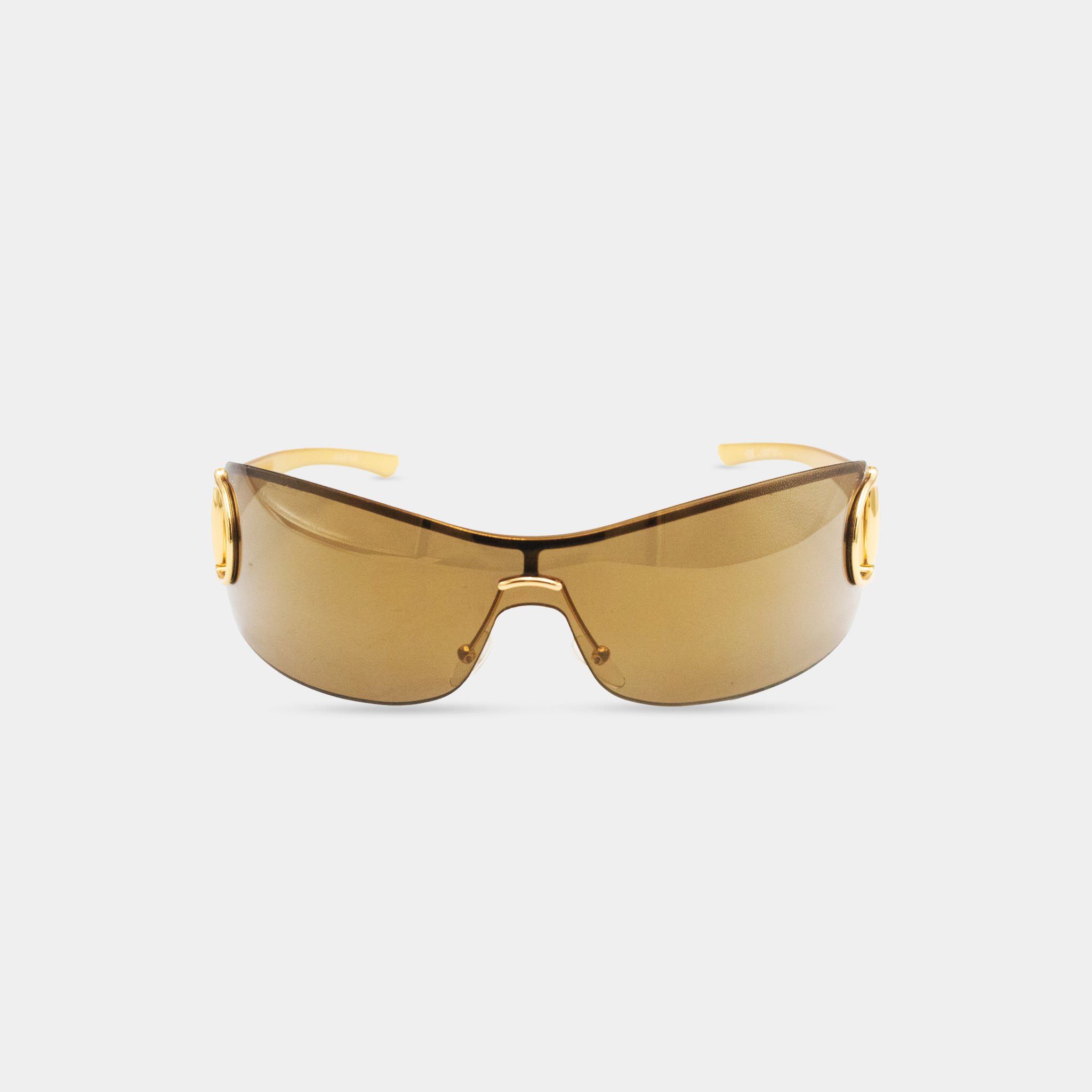 Gucci Gucci Golden Accent Sunglasses Size ONE SIZE - 1 Thumbnail