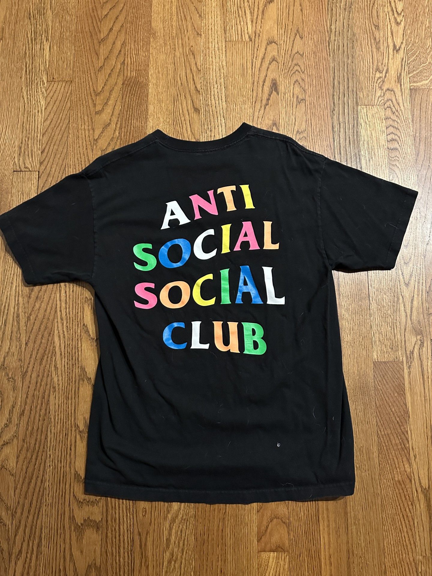 Anti Social Social Club Anti Social Social Club Rainbow Tee Black Size US L / EU 52-54 / 3 - 1 Thumbnail
