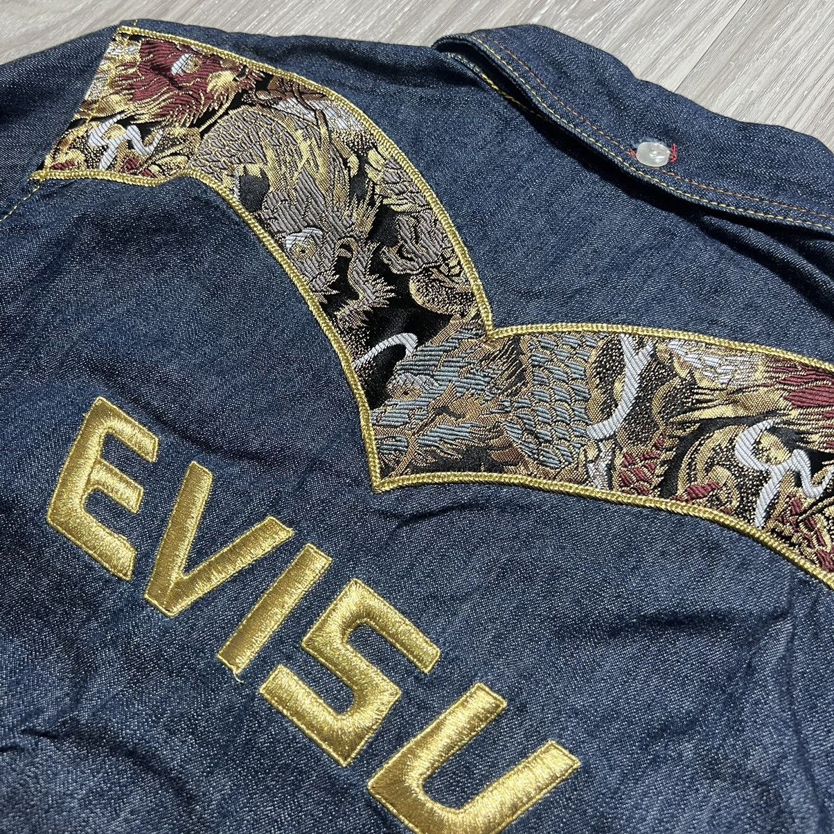 Evisu Evisu Denim Embroidery Logo Longsleeve Size US M / EU 48-50 / 2 - 11 Thumbnail