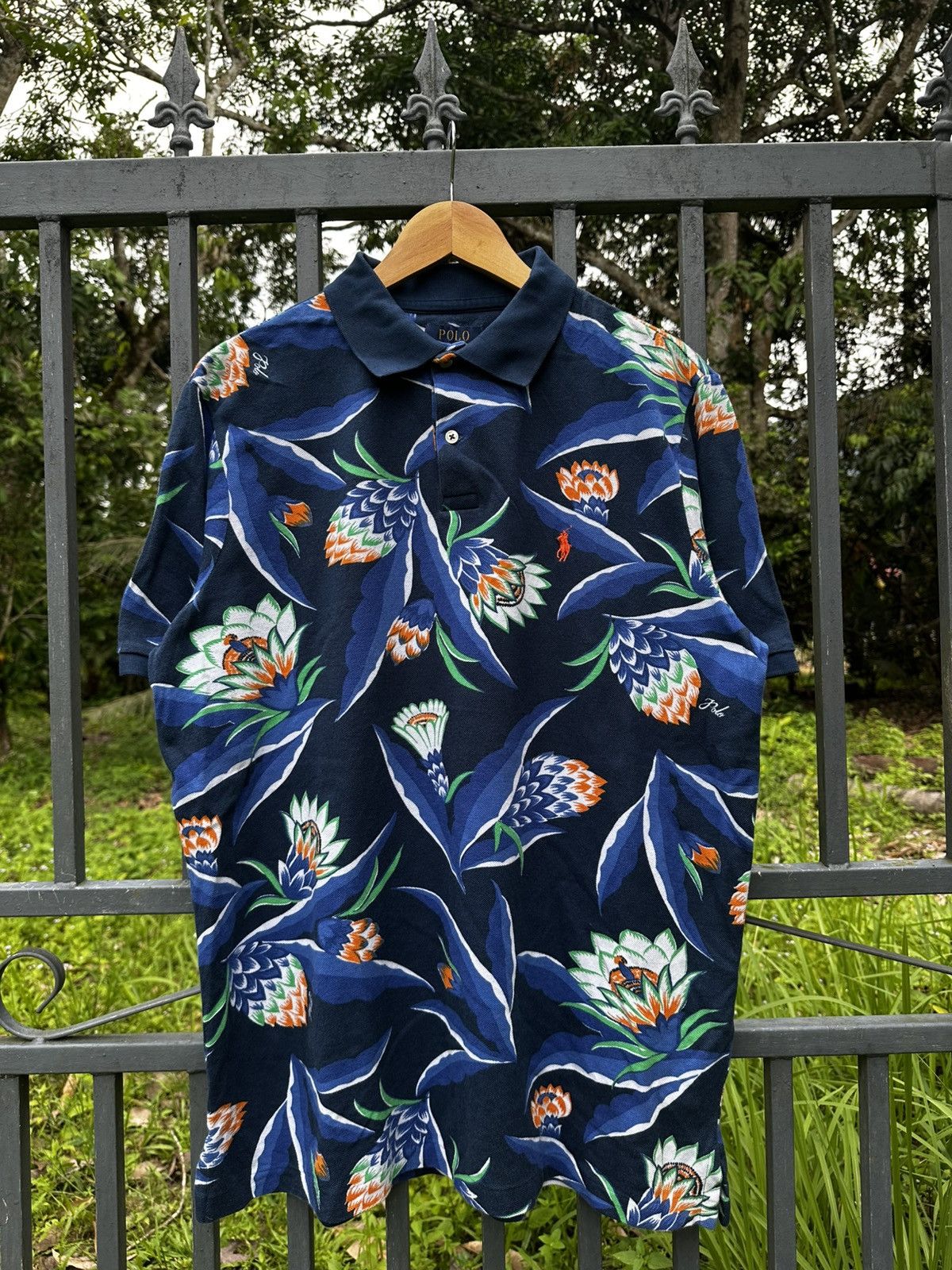 Polo Ralph Lauren Polo Ralph Lauren Floral Mesh Size US L / EU 52-54 / 3 - 2 Thumbnail
