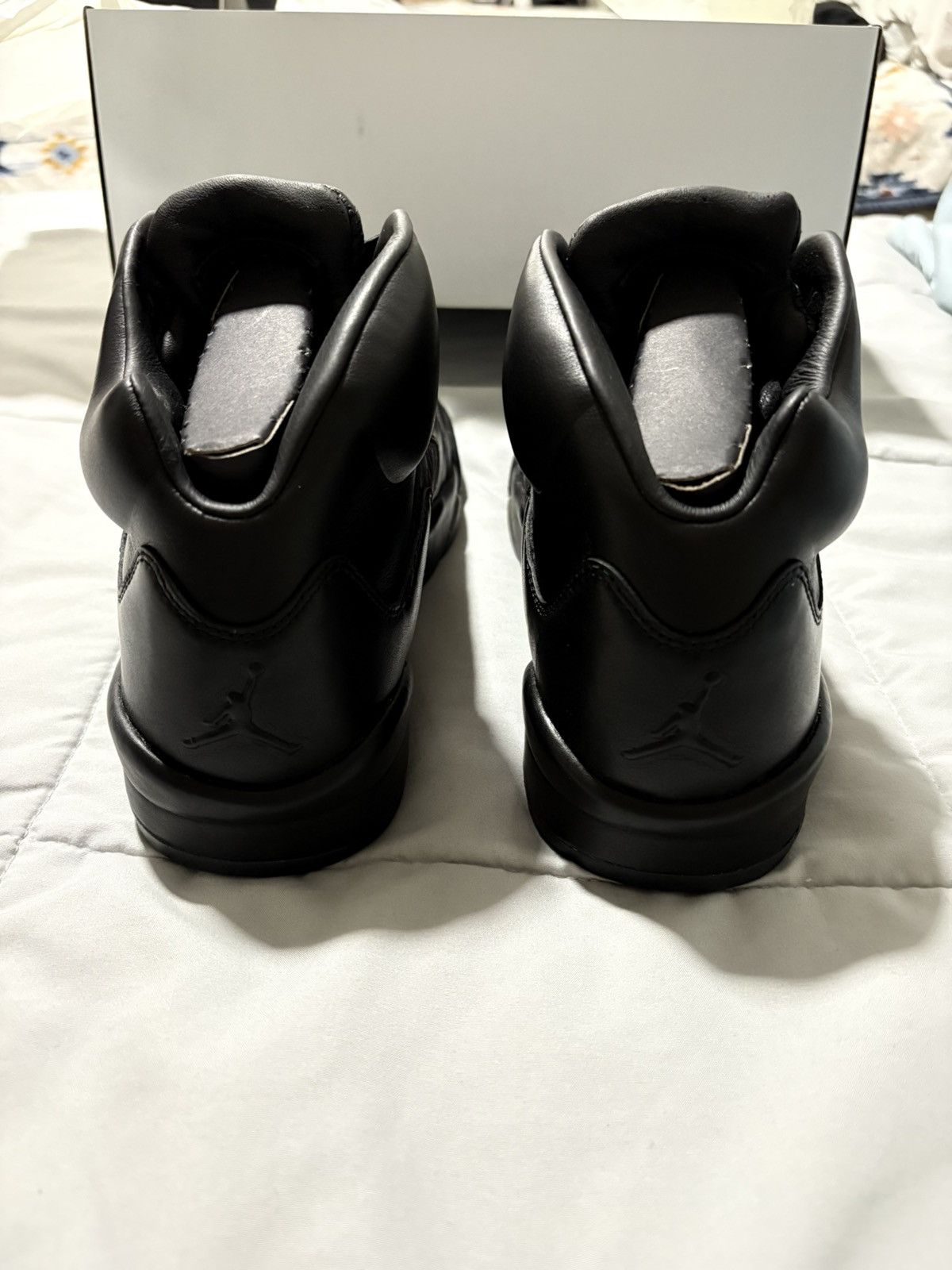 Jordan Brand Air Jordan 5 Retro Premium ‘Triple Black’ Size US 10.5 / EU 43-44 - 5 Thumbnail