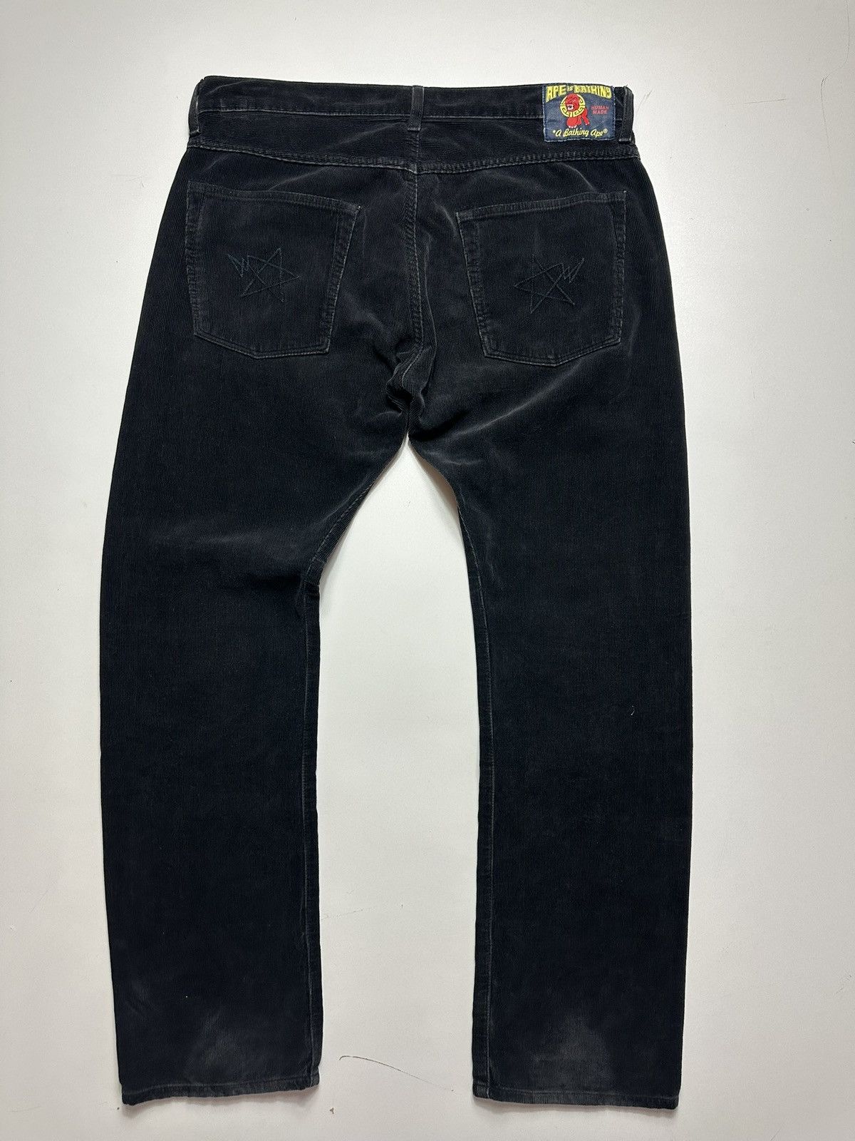 Bape Vintage Bape Croduroy Bapesta Pants Size US 32 / EU 48 - 1 Thumbnail