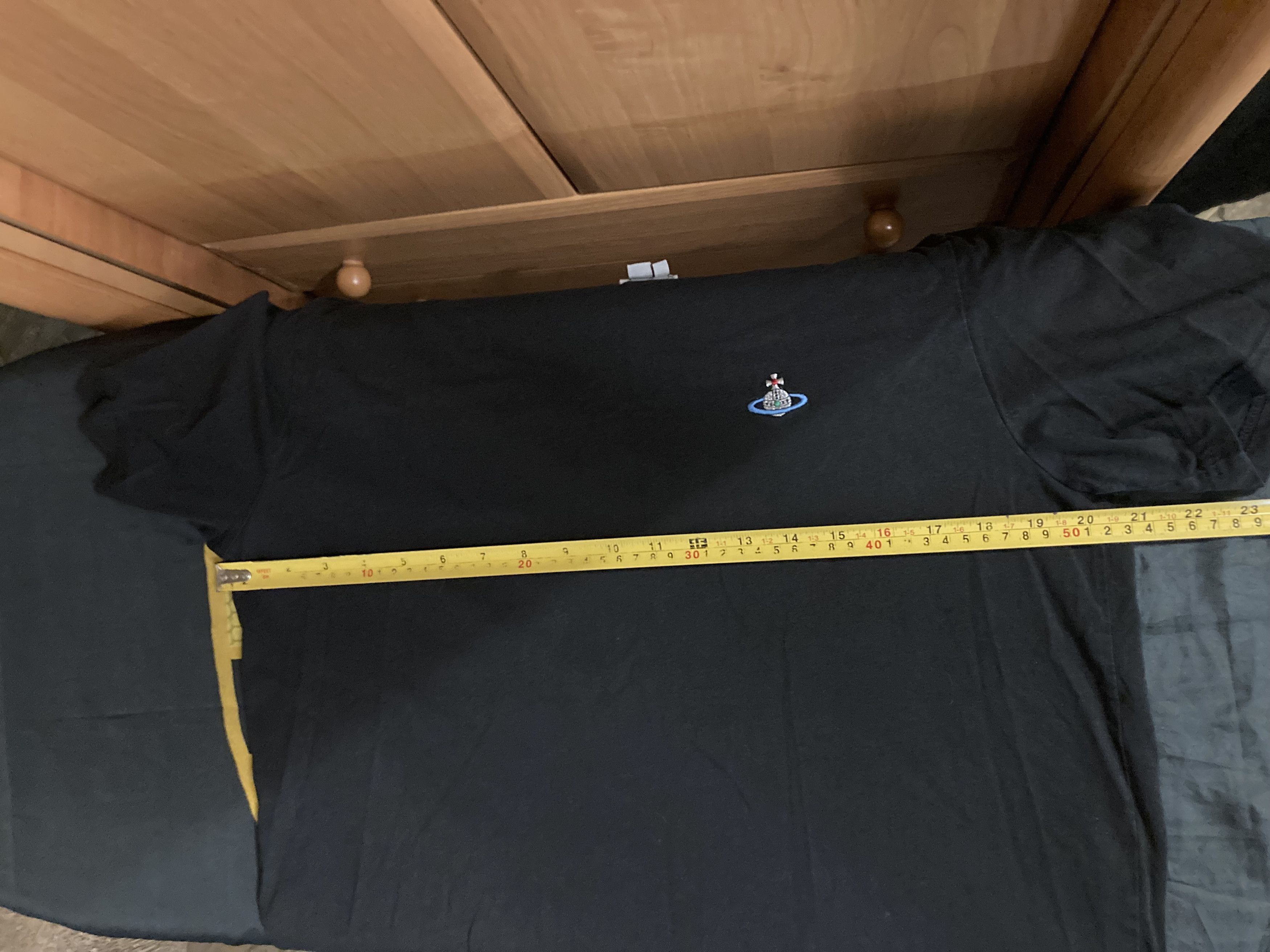 Vivienne Westwood Vivienne Westwood Embroidered orb logo Black T-Shirt Size US M / EU 48-50 / 2 - 8 Thumbnail