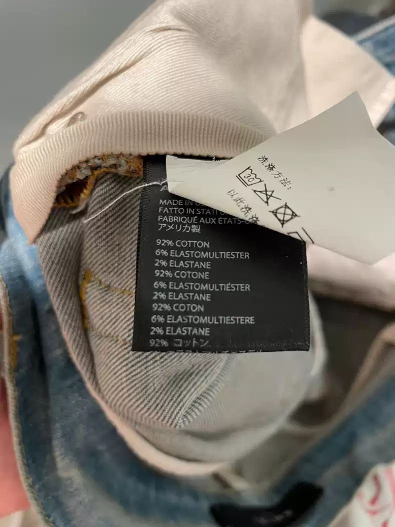 Amiri Amiri ripped jeans in yellow wash-2507 Size US 29 - 5 Thumbnail