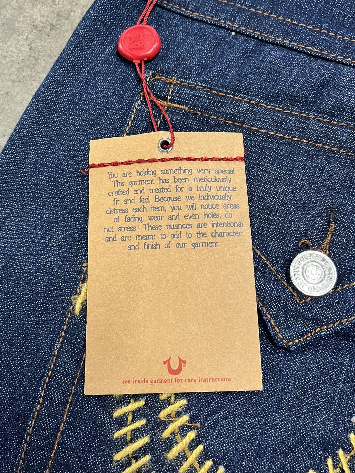 True Religion × Vintage True religion baggy fit thick stitching denim NWT RARE Size US 40 / EU 56 - 8 Thumbnail
