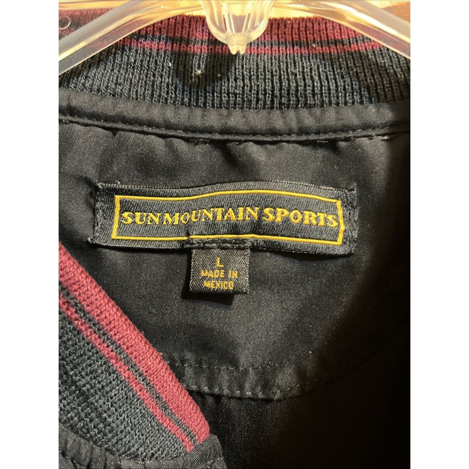 Other Sun Mountain Vintage Men’s L Black Pullover Golf Windbreaker Size US L / EU 52-54 / 3 - 3 Thumbnail