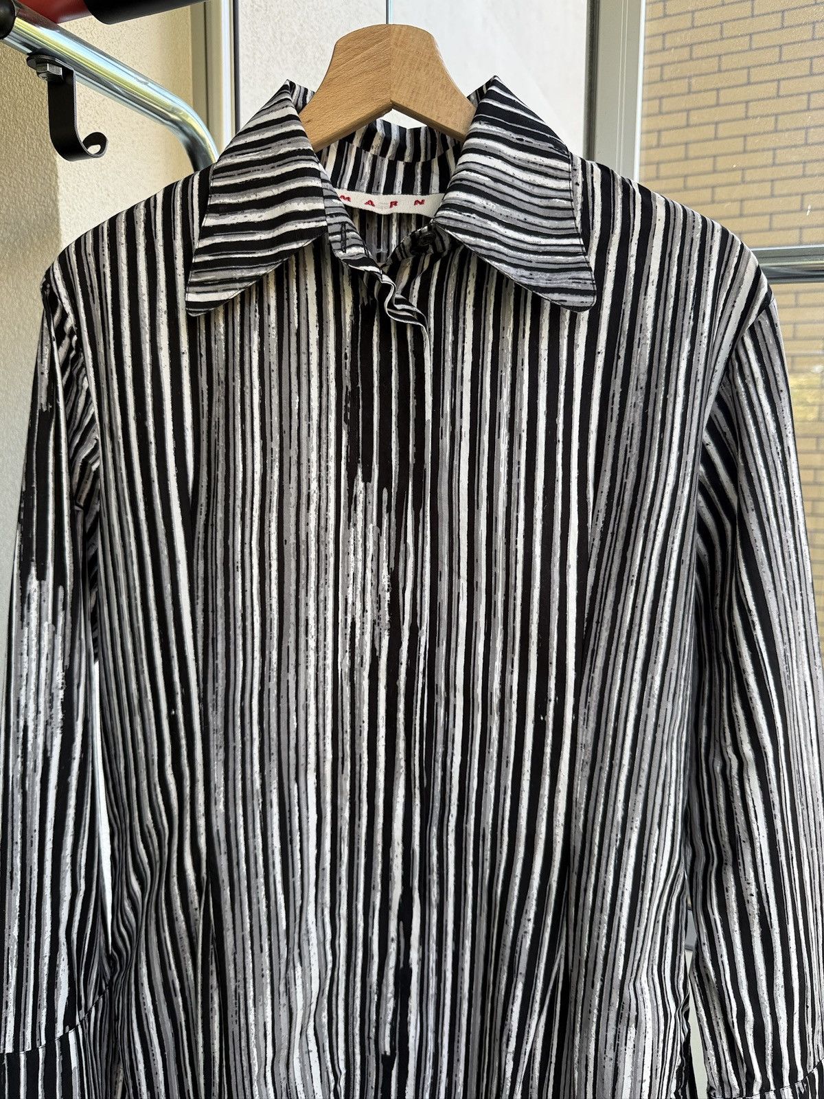 Marni Marni Printed Button Shirt Stripped Size XL / US 12-14 / IT 48-50 - 2 Thumbnail