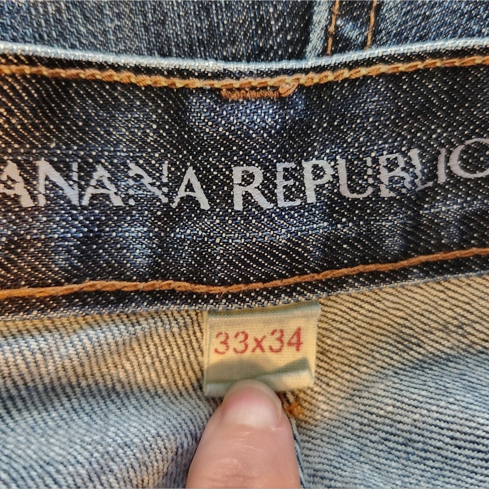 Banana Republic Banana Republic Straight Leg Jeans 33/34 Size US 33 - 6 Thumbnail