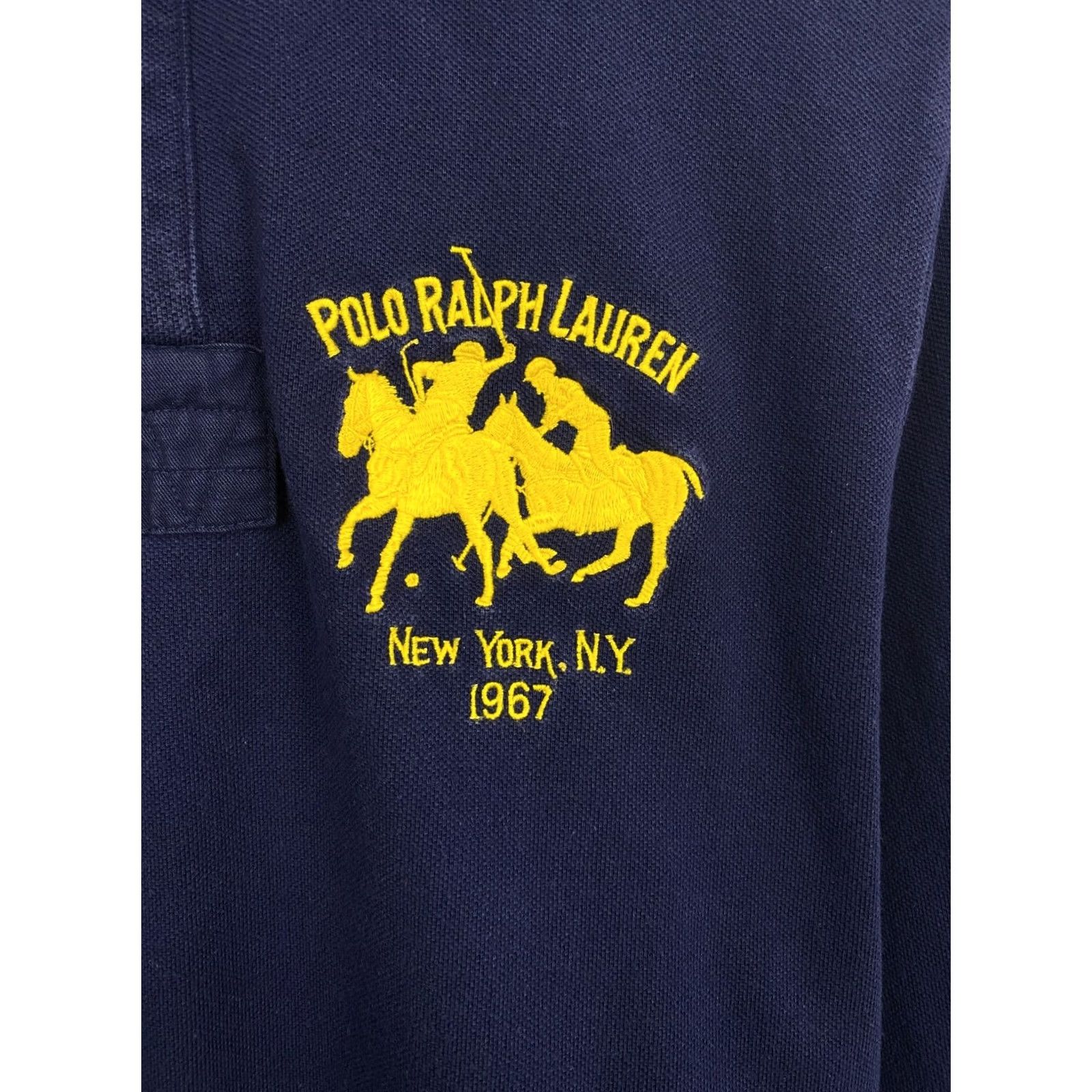 Ralph Lauren VINTAGE Ralph Lauren Mens L Dark Blue 90s Polo New York Long Sleeve size Size US L / EU 52-54 / 3 - 4 Thumbnail