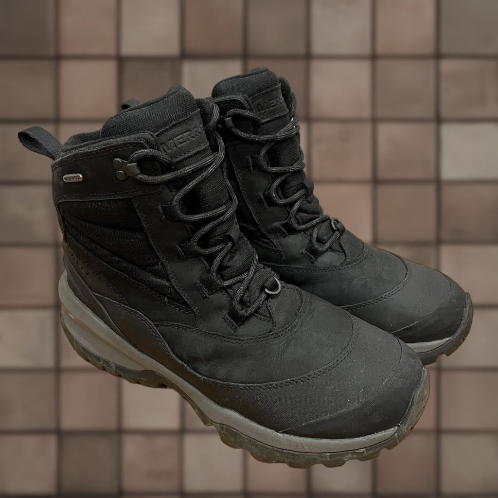 Merrell Thermo Slush Waterproof Snow Boots Men's Size 10 Black