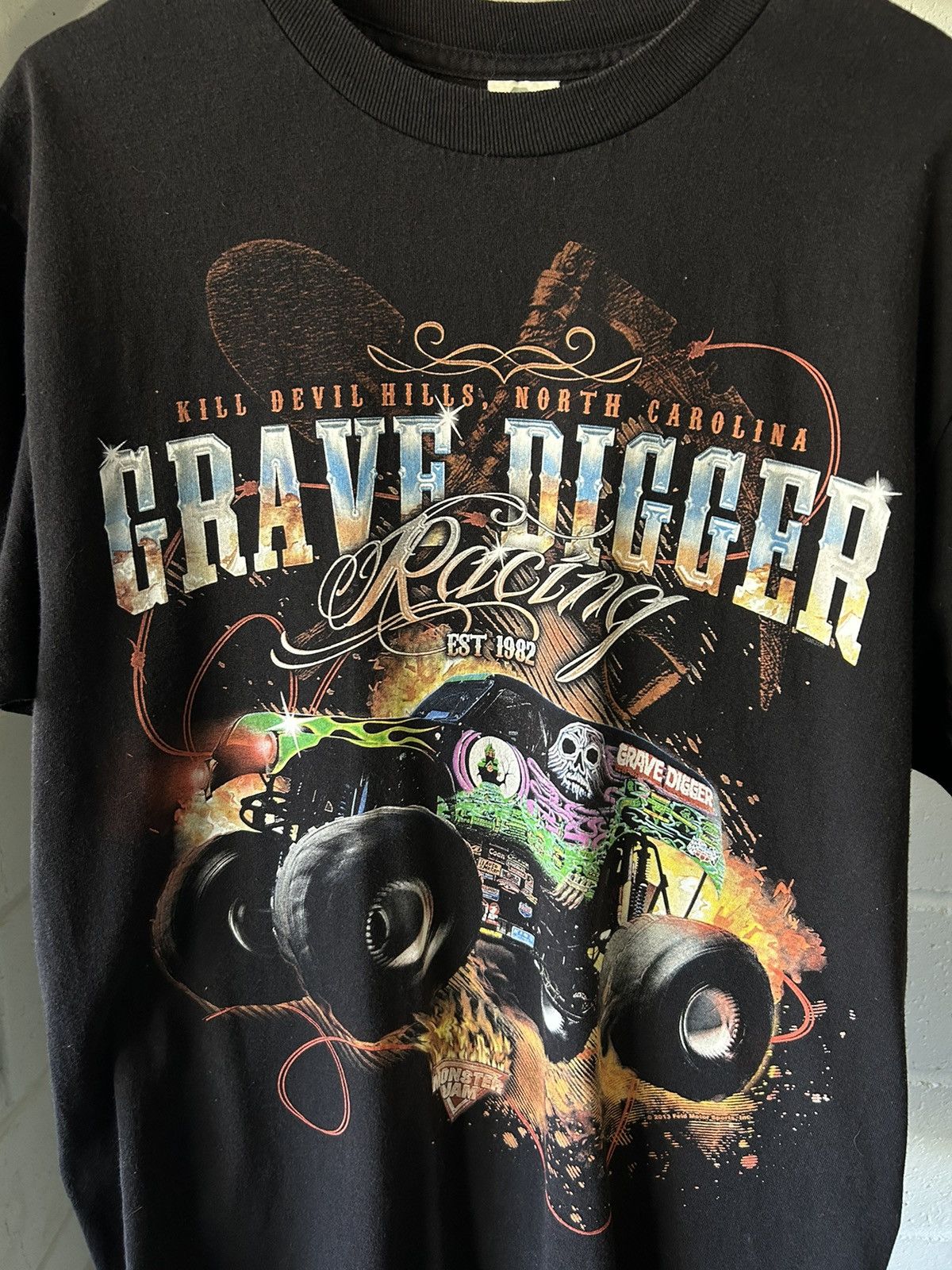 Vintage Gravedigger Vintage Y2K Tshirt Size US M / EU 48-50 / 2 - 3 Thumbnail