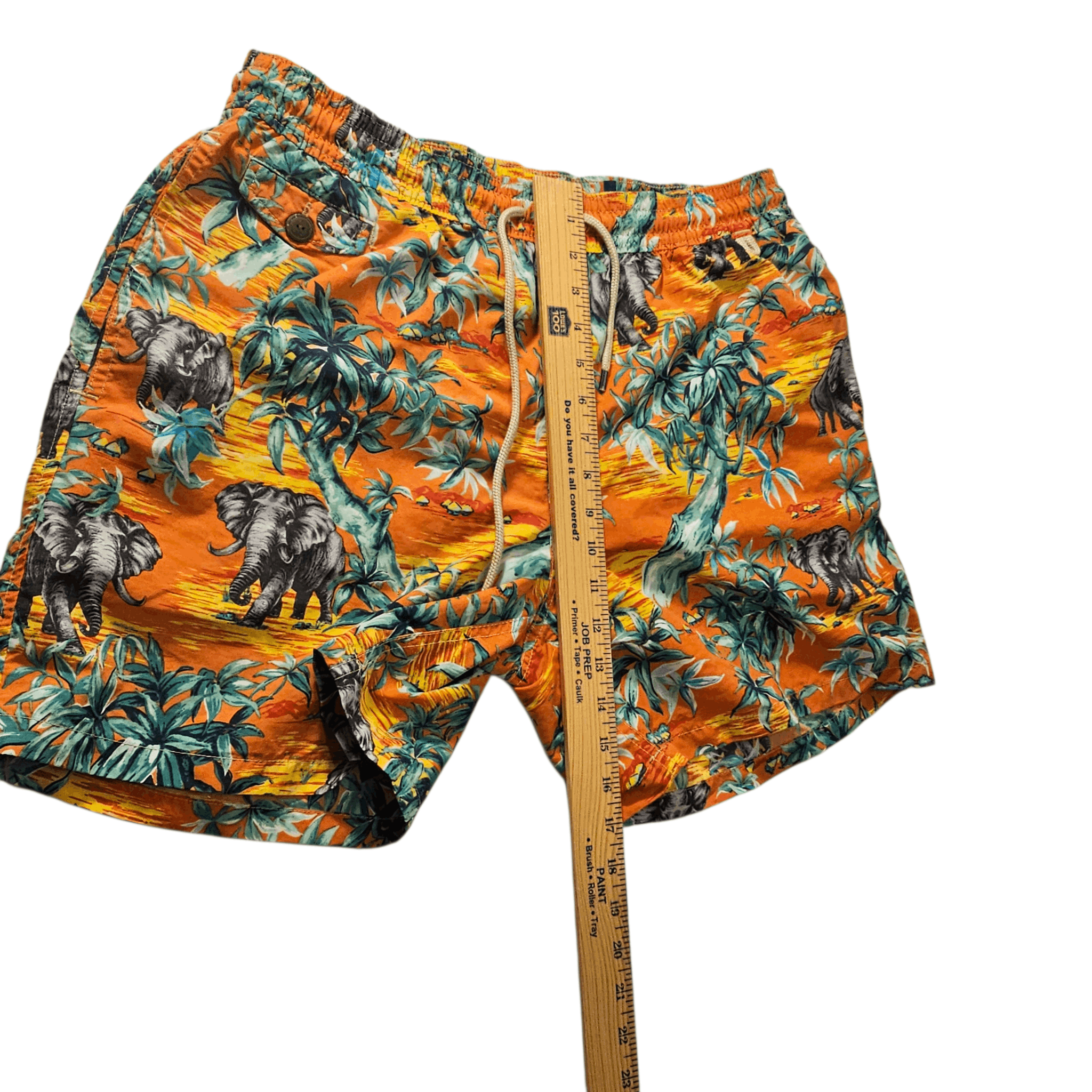 Polo Ralph Lauren Vintage Polo Ralph Lauren Tropical Swim Trunks XL Size US 34 / EU 50 - 9 Thumbnail