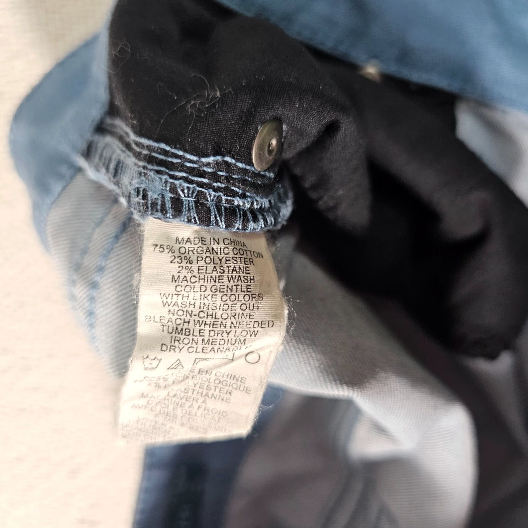 Prana VINTAGE Prana Women's Jeans Blue Organic Cotton Stretch 12 Straight 29in Inseam (Note: if not vintage, omit) Size 34" / US 12 / IT 48 - 5 Thumbnail