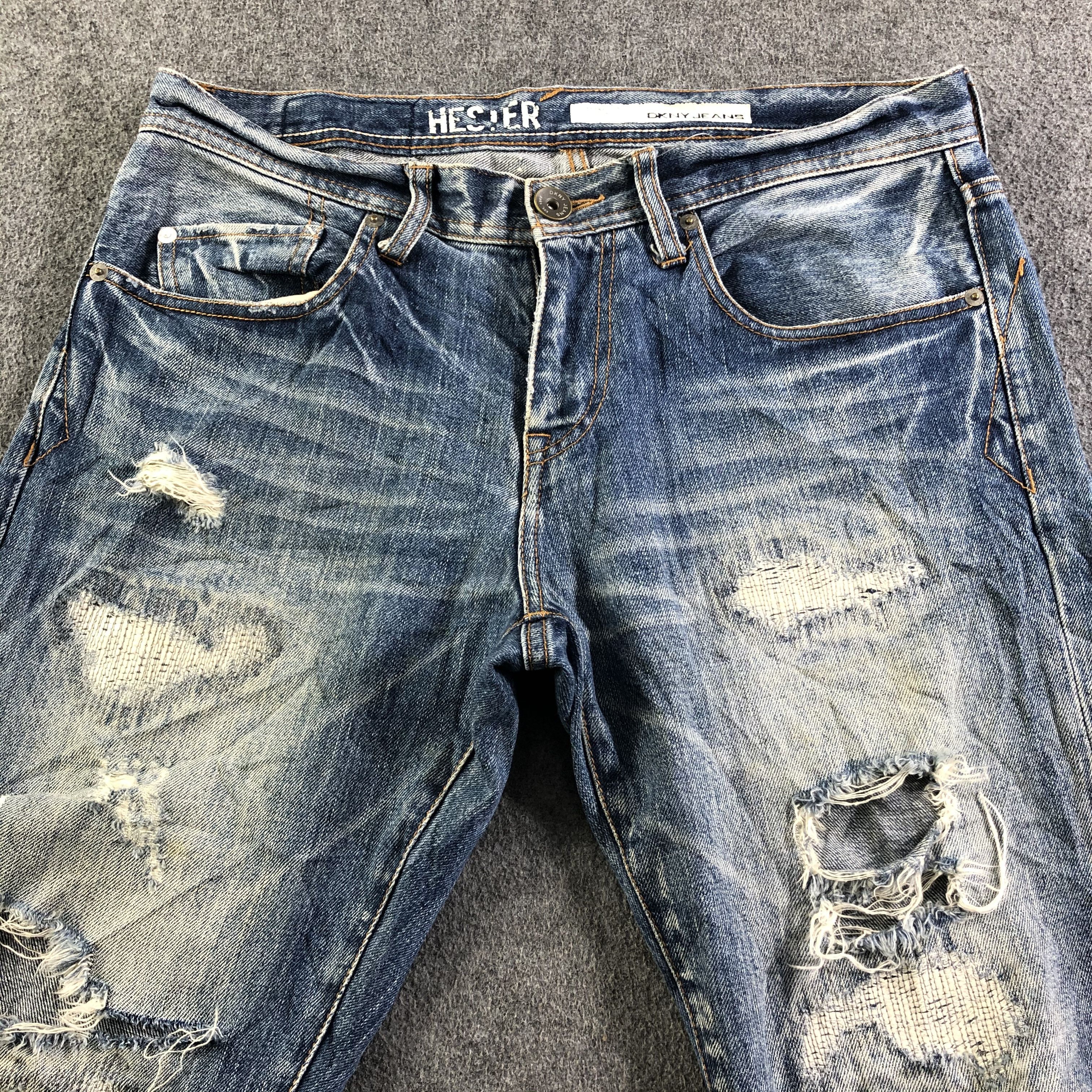 DKNY × Vintage Vintage DKNY Jeans-J3763 Size US 34 / EU 50 - 3 Thumbnail