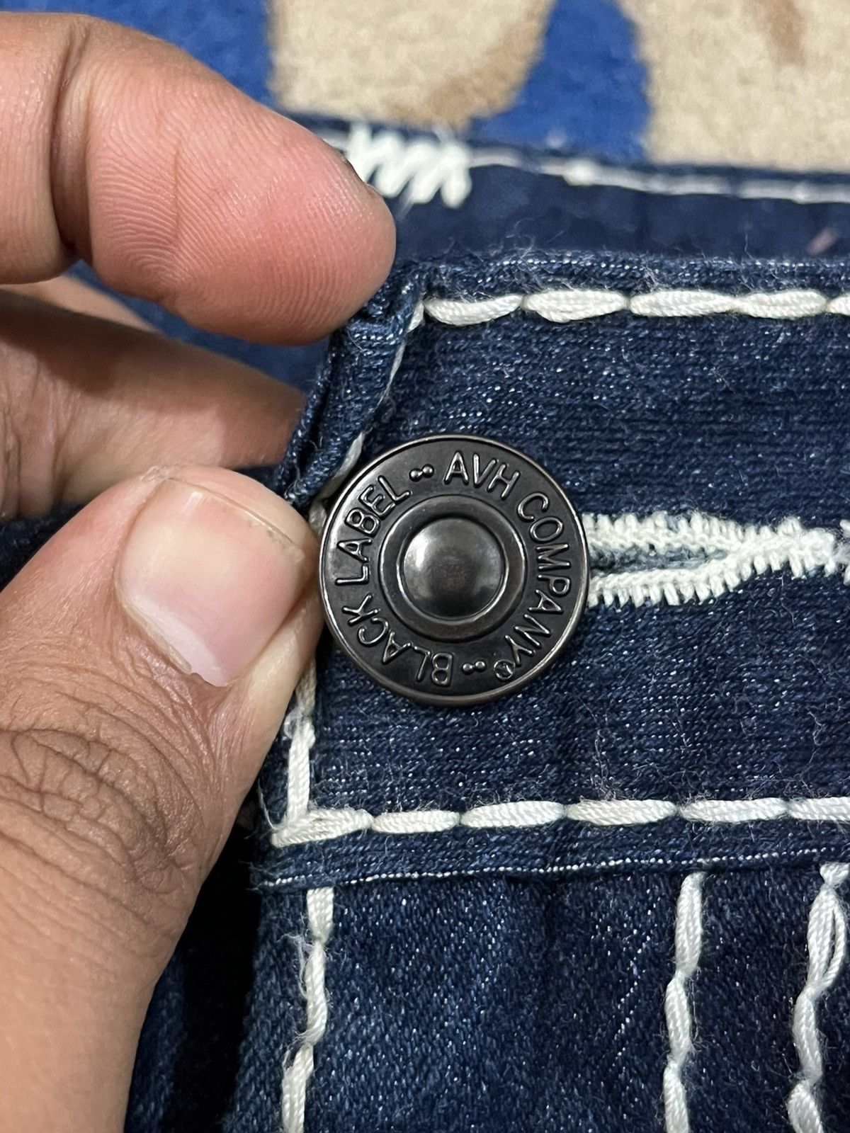 Who Decides War Vintage Black Label Flare Denim Size US 33 - 9 Thumbnail