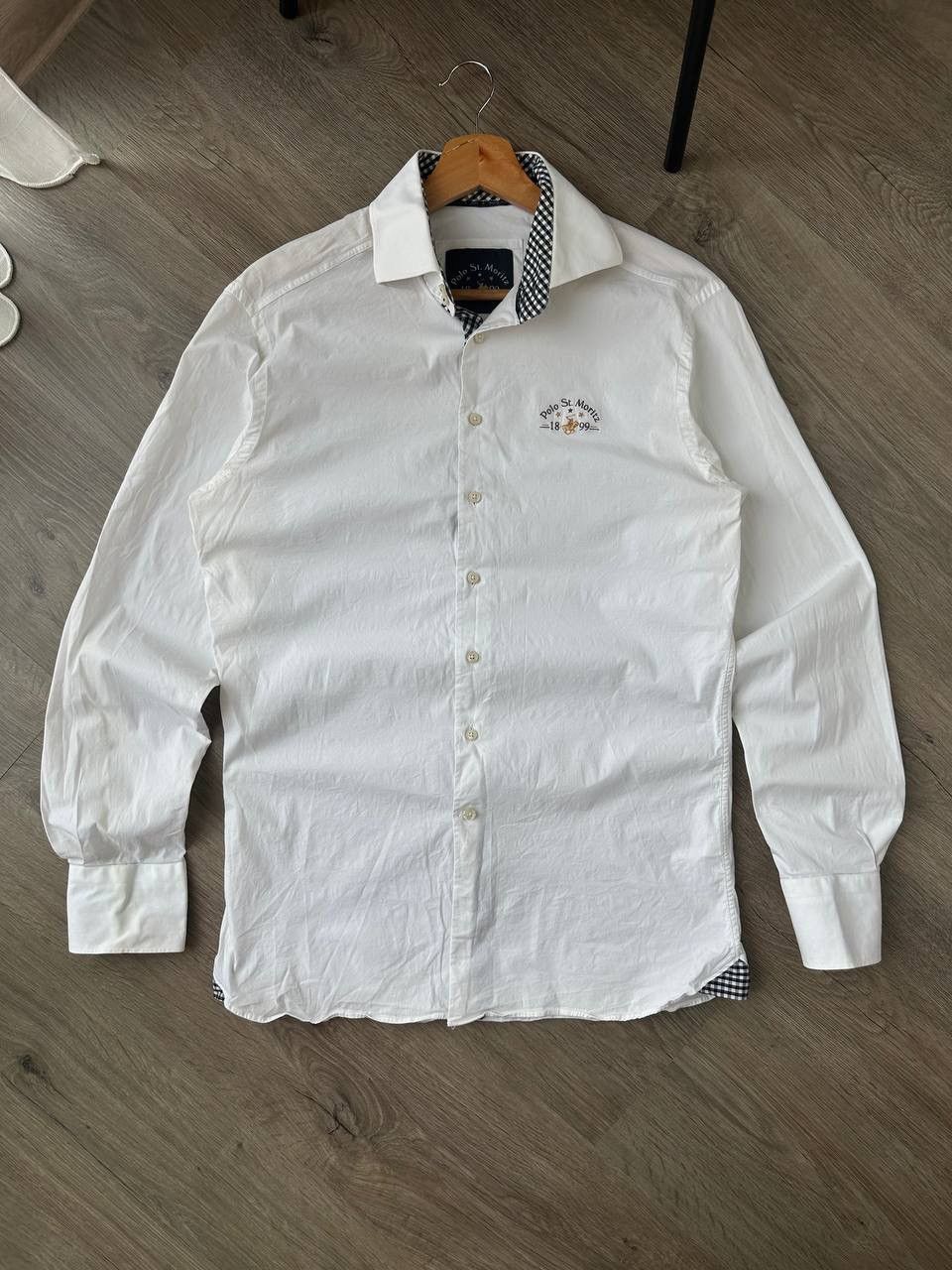 Polo Ralph Lauren Vintage Polo ST . Moritz White S Size Mens Shirt Size US S / EU 44-46 / 1 - 2 Thumbnail