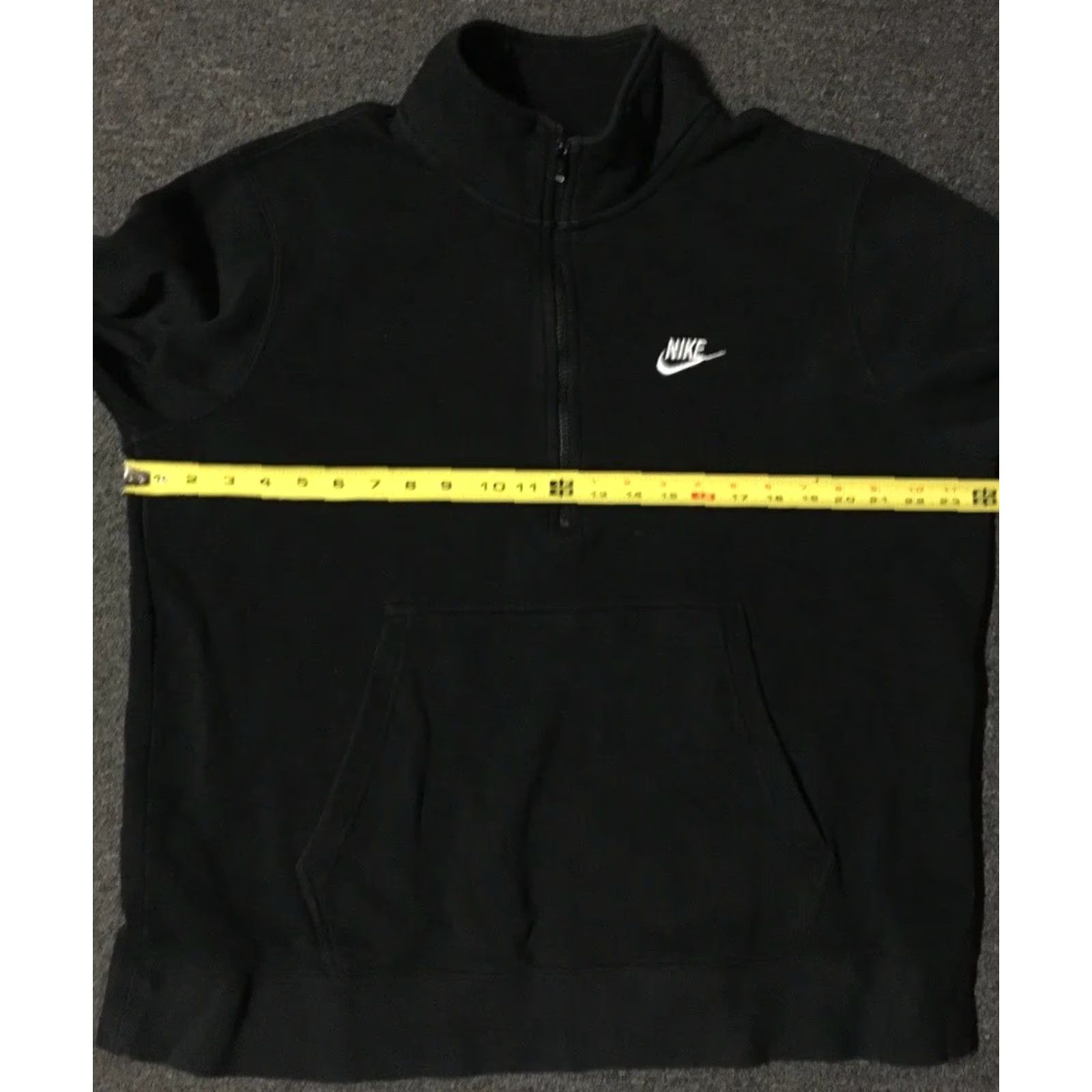 Nike VINTAGE Nike Swoosh Faded 1/2 Zip Sweatshirt XL Black Men Hoodie 90s Grunge Hip Hop Rap Nike Sportswear Size US XL / EU 56 / 4 - 7 Thumbnail