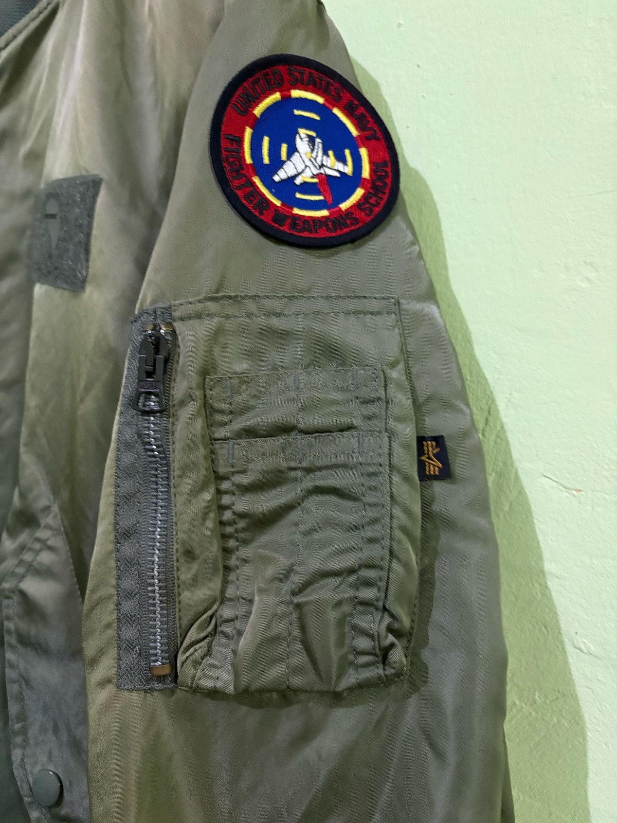 Alpha Industries Alpha Industries MA-1 Bomber Jacket Top Gun Design Size US M / EU 48-50 / 2 - 16 Thumbnail