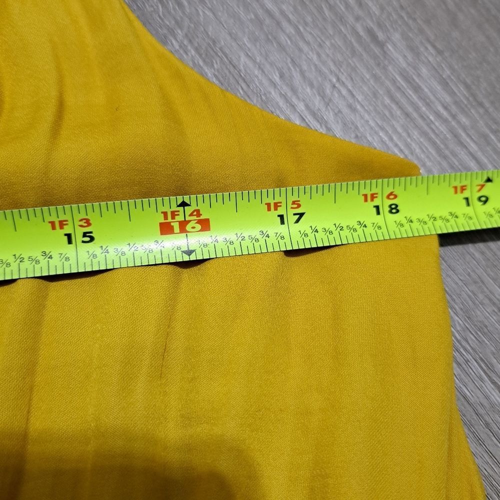 Anthropologie Anthropologie Dolan Goldenrod Boho Tiered Sleeveless Maxi Dr Size M / US 6-8 / IT 42-44 - 6 Thumbnail