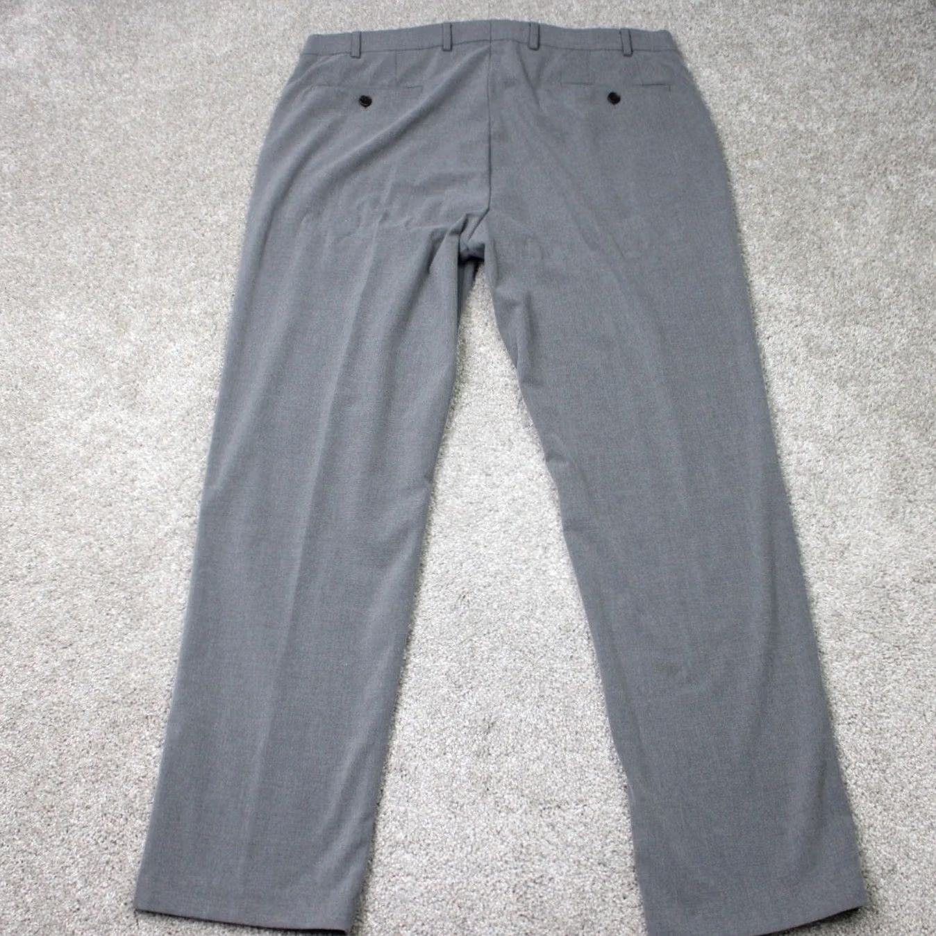 Ralph Lauren LAUREN Ralph Lauren Pants Mens 38x32 Gray Flat Front Wool/Poly Dress Pants Dressier Style Regular Straight 90s Preppy Mens Size US 38 / EU 54 - 5 Thumbnail