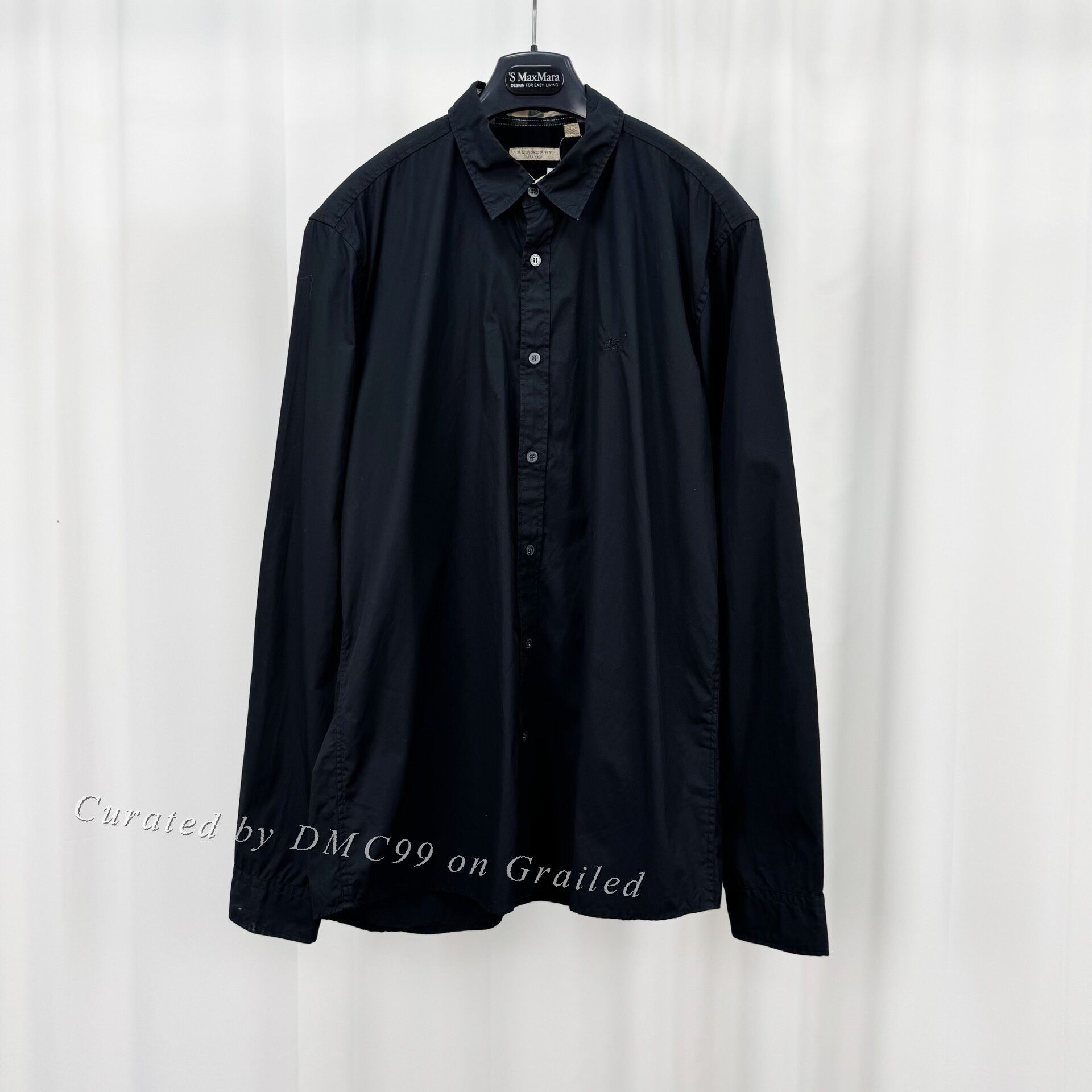 Burberry Burberry Embroidered Knight Check Shirt Size US XL / EU 56 / 4 - 1 Thumbnail
