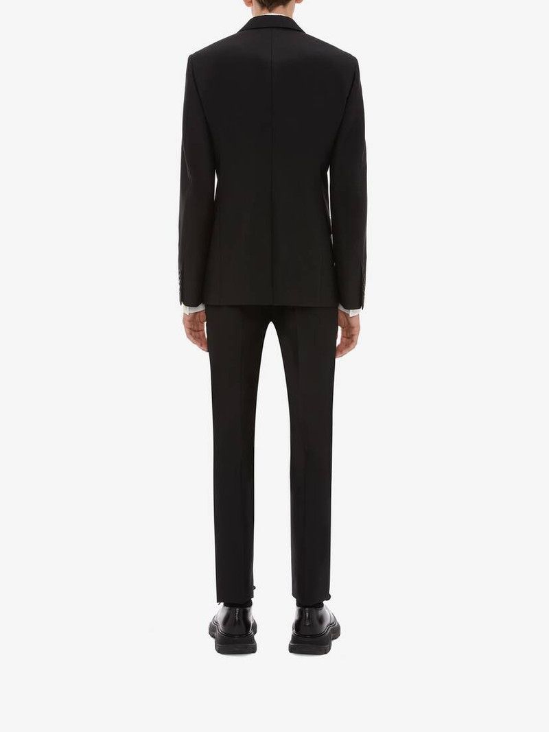 Alexander McQueen o1srvl11e0226 Wool Mohair Jacket In Black Size US S / EU 44-46 / 1 - 4 Thumbnail