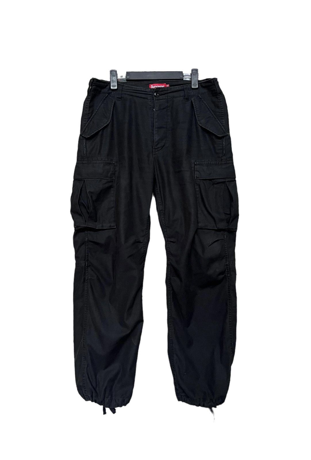 Supreme Authentic🔥Supreme Cargo Pants *BLACK* Drawstring Leg | Grailed