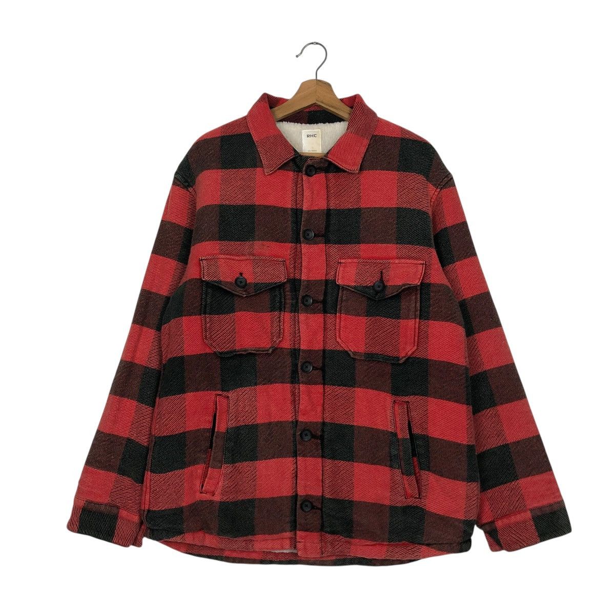 Japanese Brand 🔥VINTAGE FLANNEL JACKET BLANKET RHC TARTAN ISSEY MIYAKE Size US M / EU 48-50 / 2 - 3 Thumbnail