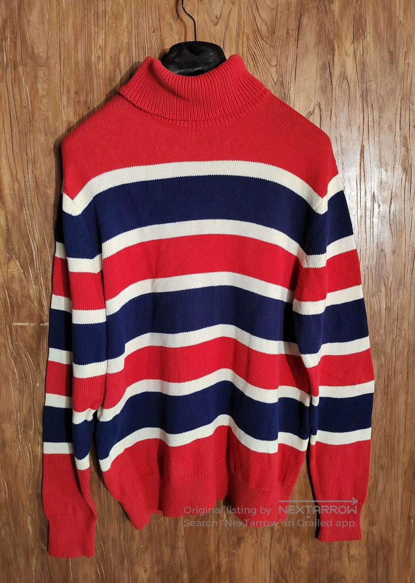 Aime Leon Dore ALD Aime Leon Dore Striped Turtleneck Sweater. Size US M / EU 48-50 / 2 - 3 Thumbnail