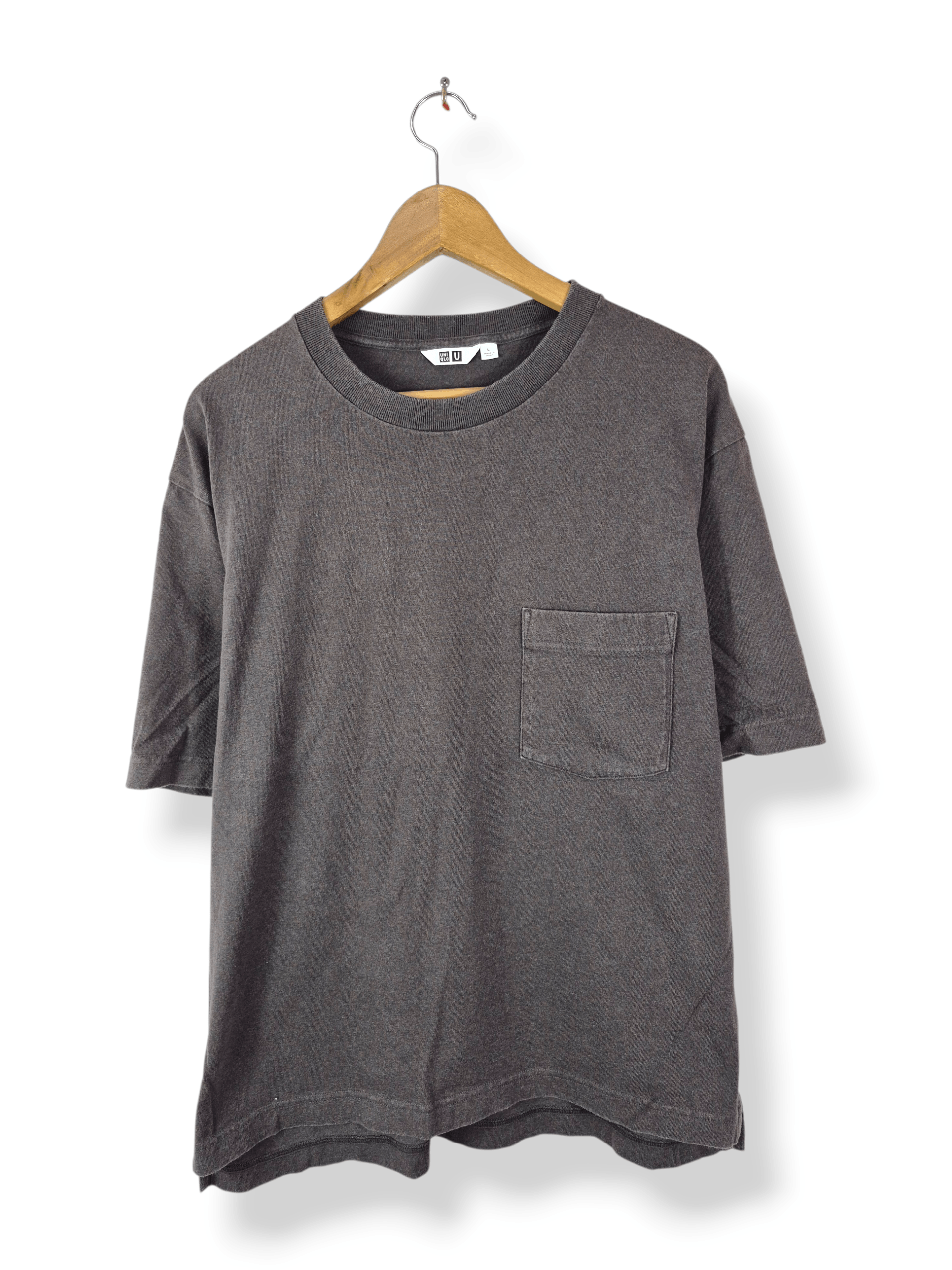 Lemaire × Uniqlo 🔥 Uniqlo U Lemaire Brown Pocket Tee Size US L / EU 52-54 / 3 - 1 Thumbnail