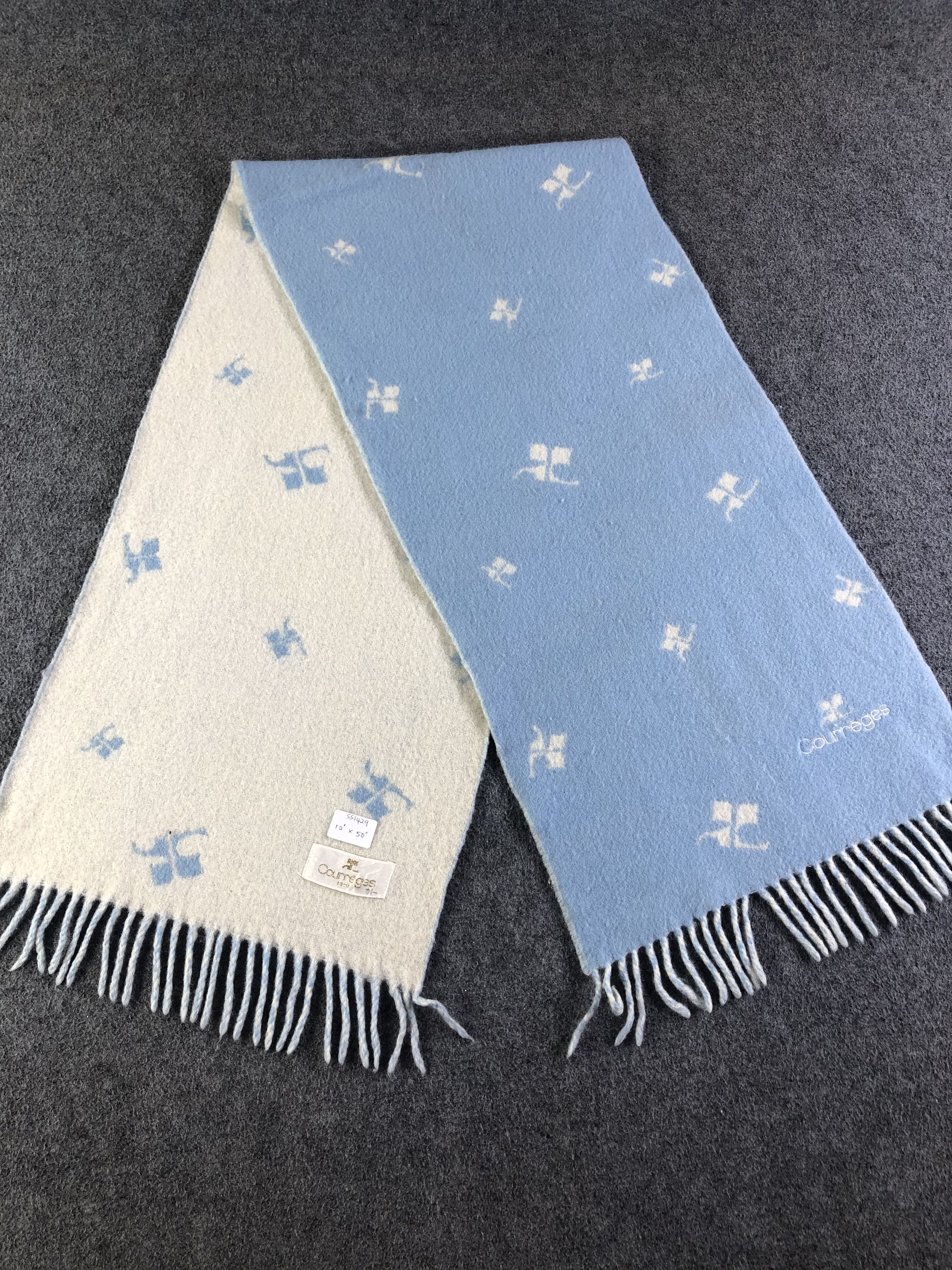 Courreges Courreges Scarf / Muffler / Neckwear SS1429 Size ONE SIZE - 2 Thumbnail